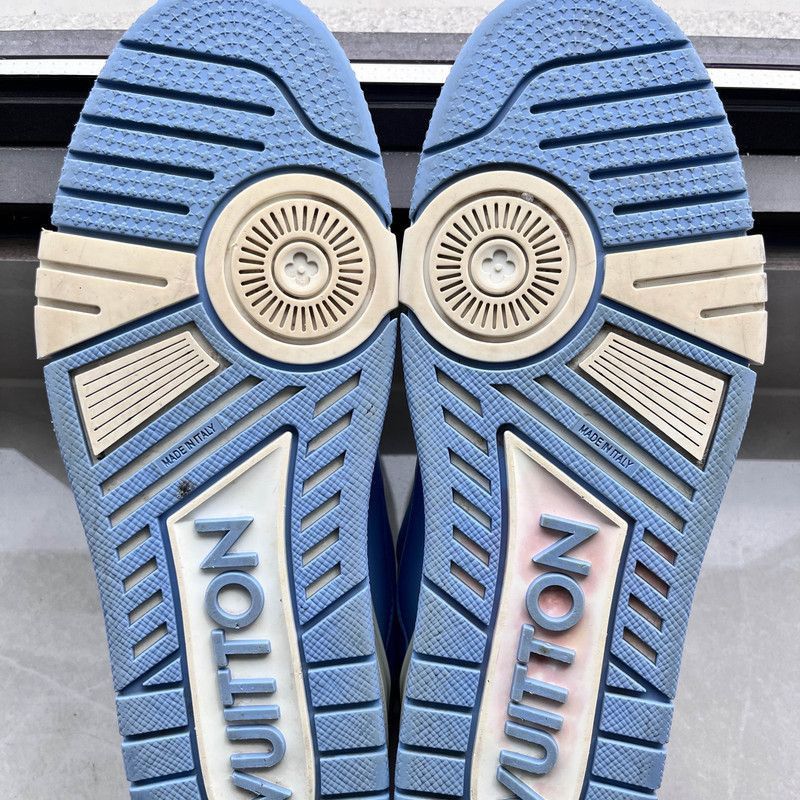 Louis Vuitton Louis Vuitton Blue Trainer Fashion Sneakers for Men -2508 Size US 8.5 / EU 41-42 - 1 Thumbnail