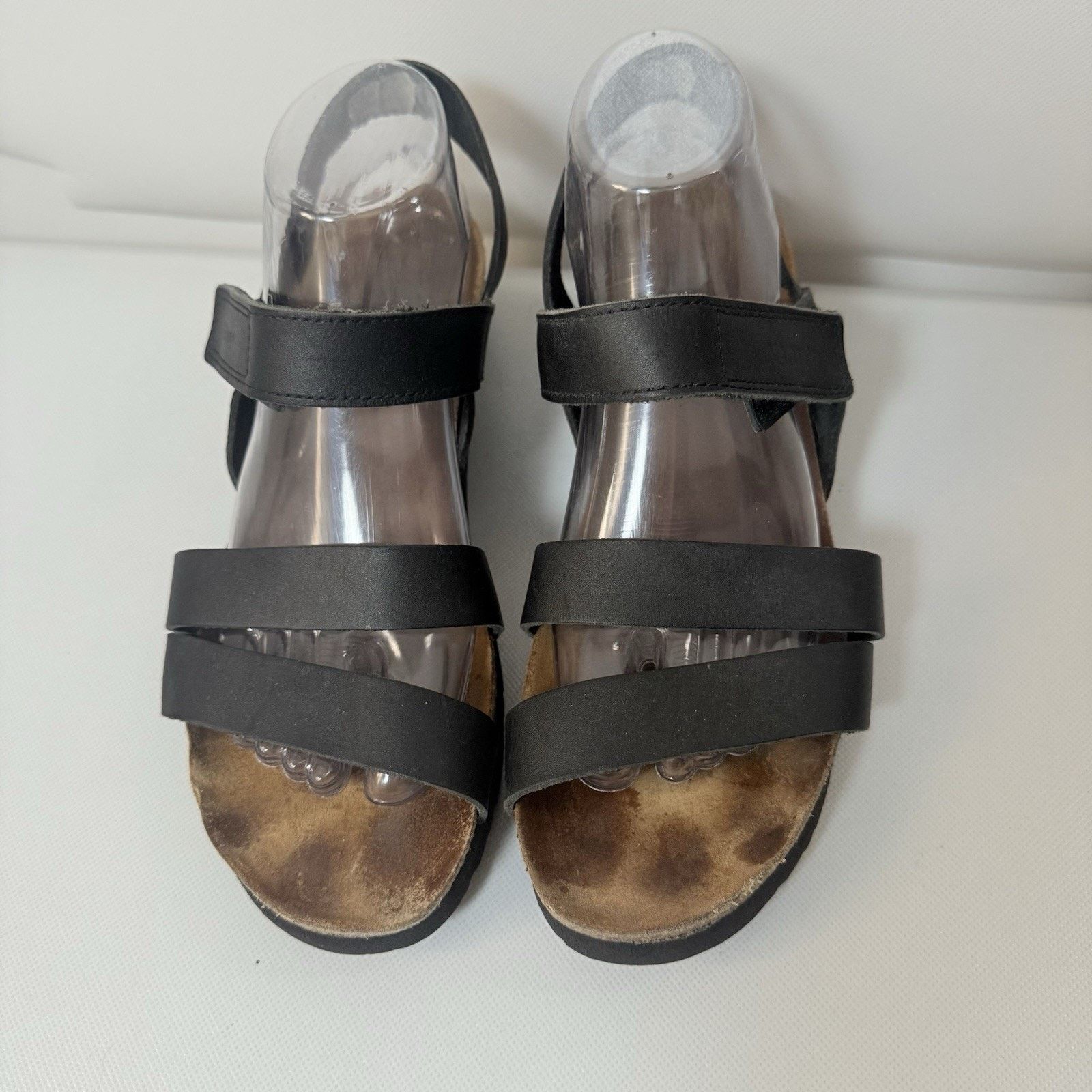 Other Naot Sandals Kayla Slingback Black Hook Loop Open Toe Wedge Size US 10 / IT 40 - 2 Thumbnail