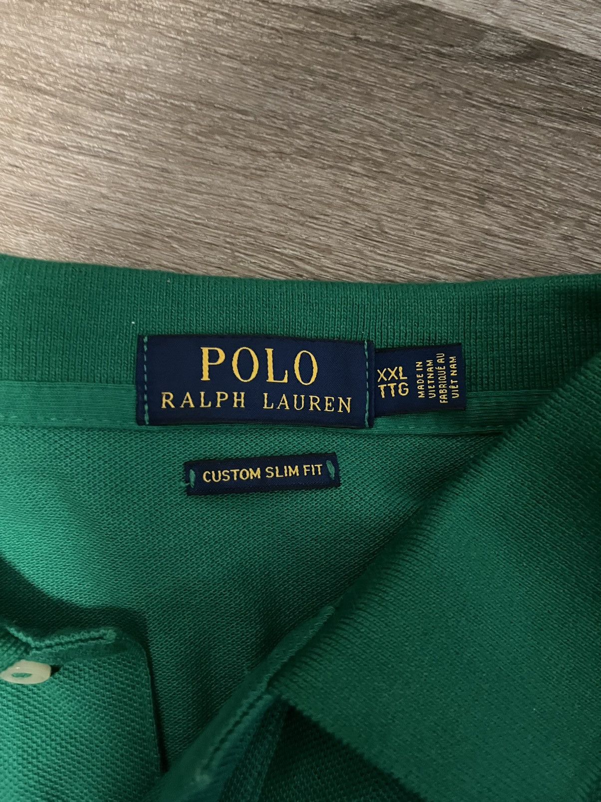 Polo Ralph Lauren Green vintage polo Size US XXL / EU 58 / 5 - 3 Thumbnail