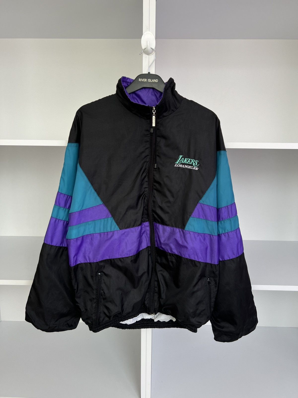 Other Vintage Los Angeles Lakers 90s style track jacket Size US XXL / EU 58 / 5 - 4 Thumbnail
