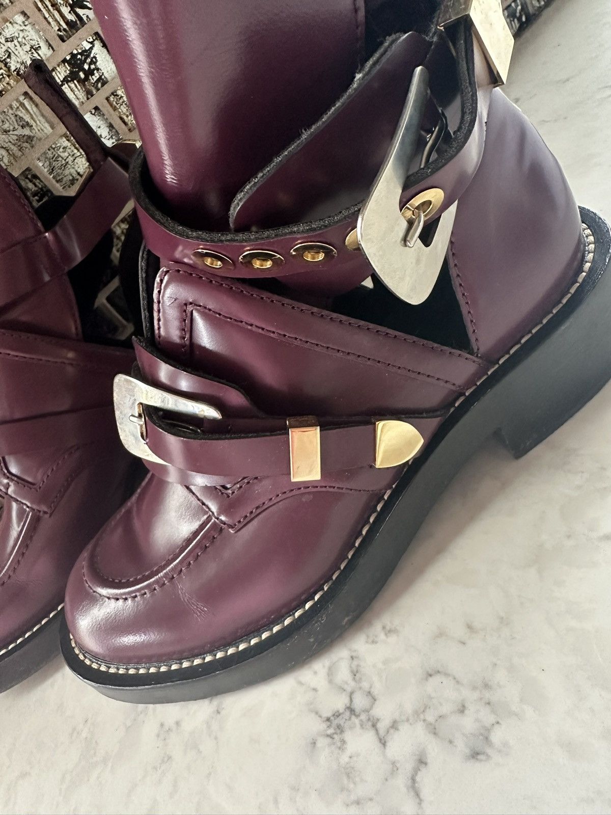 Balenciaga BALENCIAGA - CEINTURE ANKLE BOOTS Size 8 Size US 8 / IT 38 - 23 Thumbnail