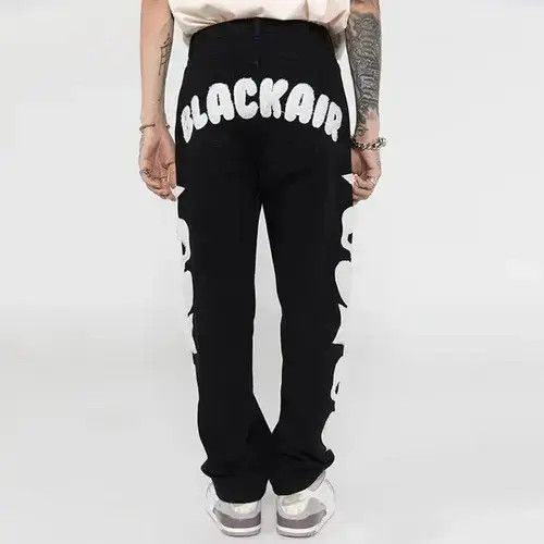 Other Skull and Stars Embroidery Jeans Size US 34 / EU 50 - 3 Thumbnail