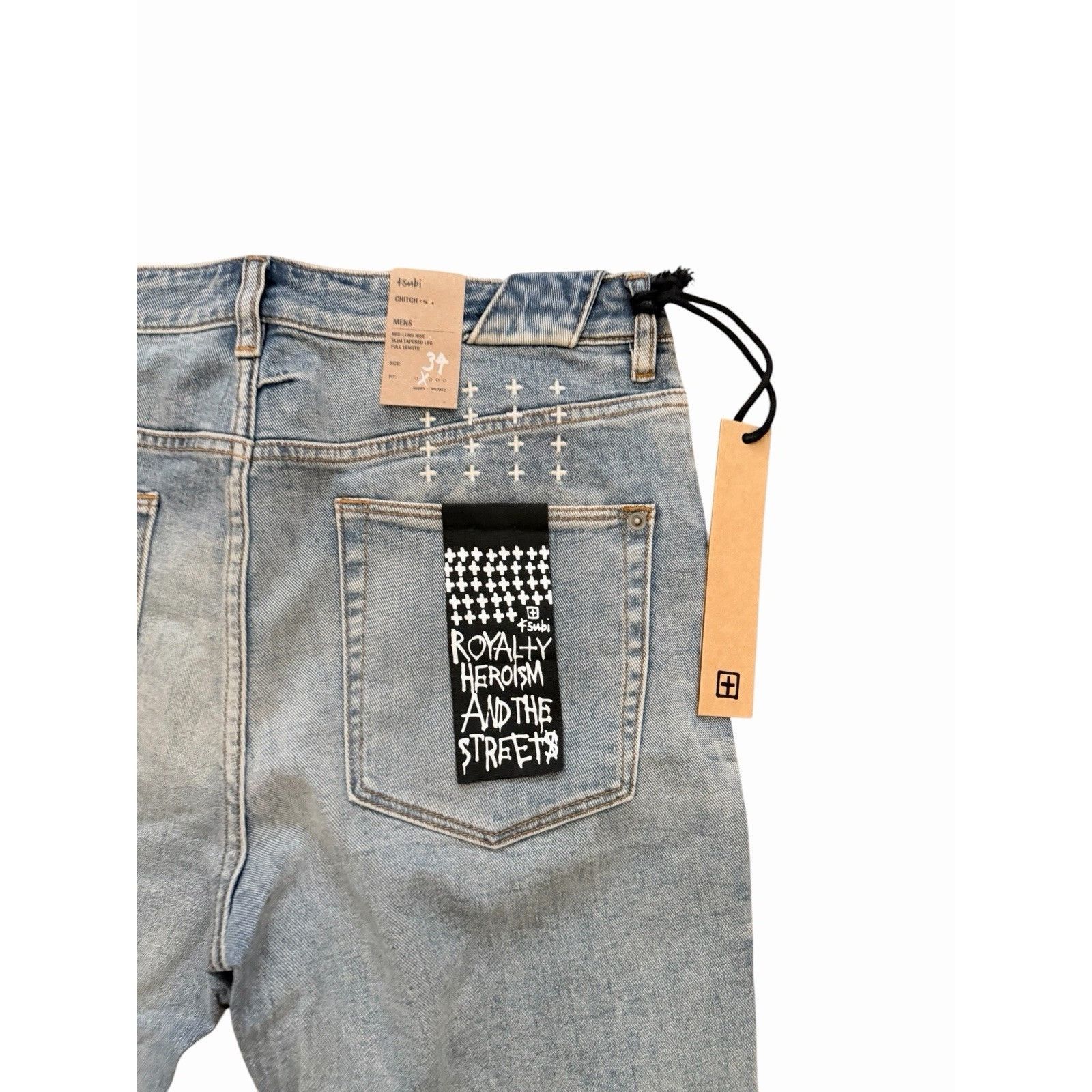 Ksubi Ksubi Jeans Mens Chitch Slim Pure Dynamite Blue Size 34/32 Size US 34 / EU 50 - 5 Thumbnail