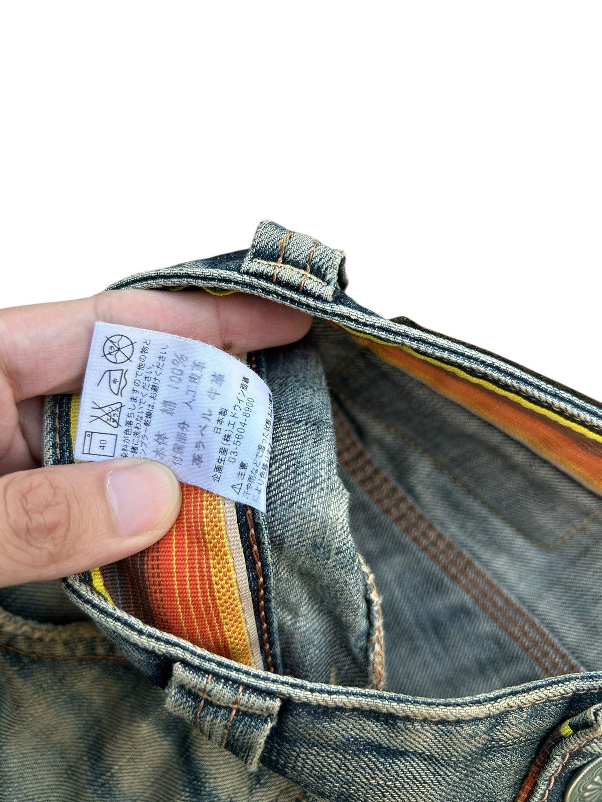Kapital Thrashed Rusty Vintage Edwin Denim Jeans Size US 29 - 5 Thumbnail