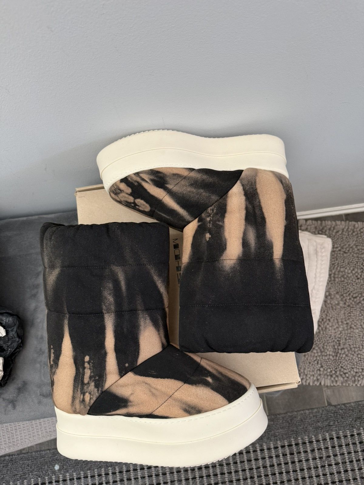 Rick Owens [NEW] FW24 DRKSHDW Mega Bumper Lunar Boot Terra Size US 11 / EU 44 - 4 Thumbnail