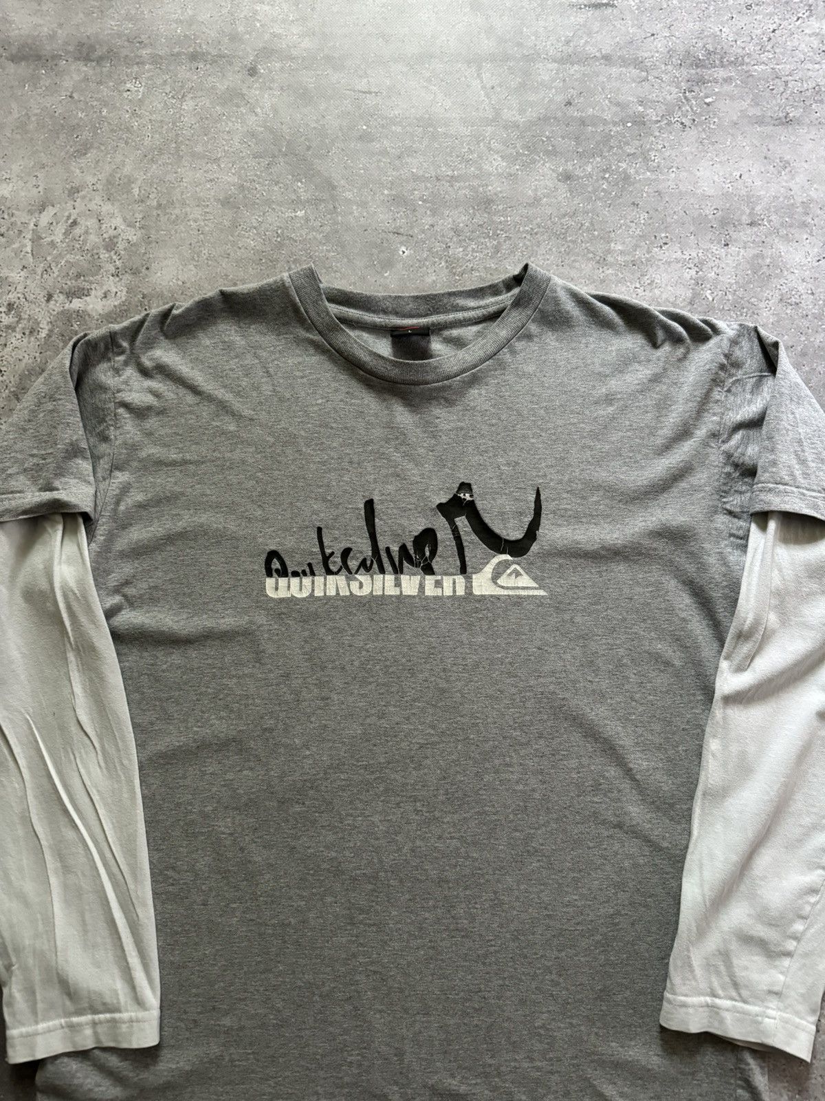 Quiksilver × Vintage Vintage Y2K Quiksilver Boarding Skate Raglan Long Sleeve Size US L / EU 52-54 / 3 - 2 Thumbnail