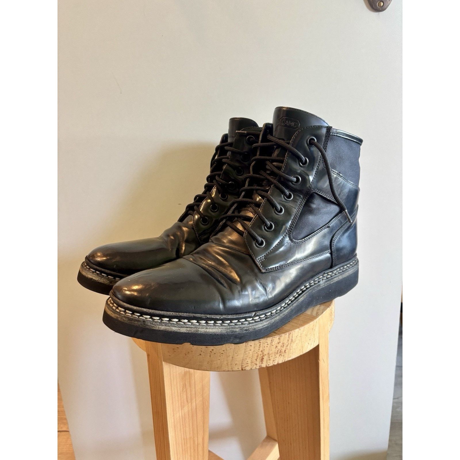 OAMC OAMC Over All Master Cloth Mara Chunky Leather Ankle Boot Size US 11 / EU 44 - 5 Thumbnail