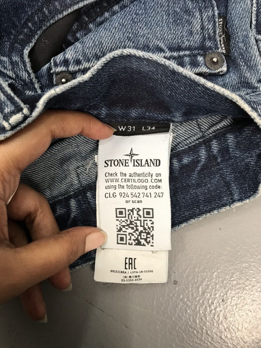 Stone Island × Vintage Vintage super rare stone island straight fit denim Size US 32 / EU 48 - 9 Thumbnail