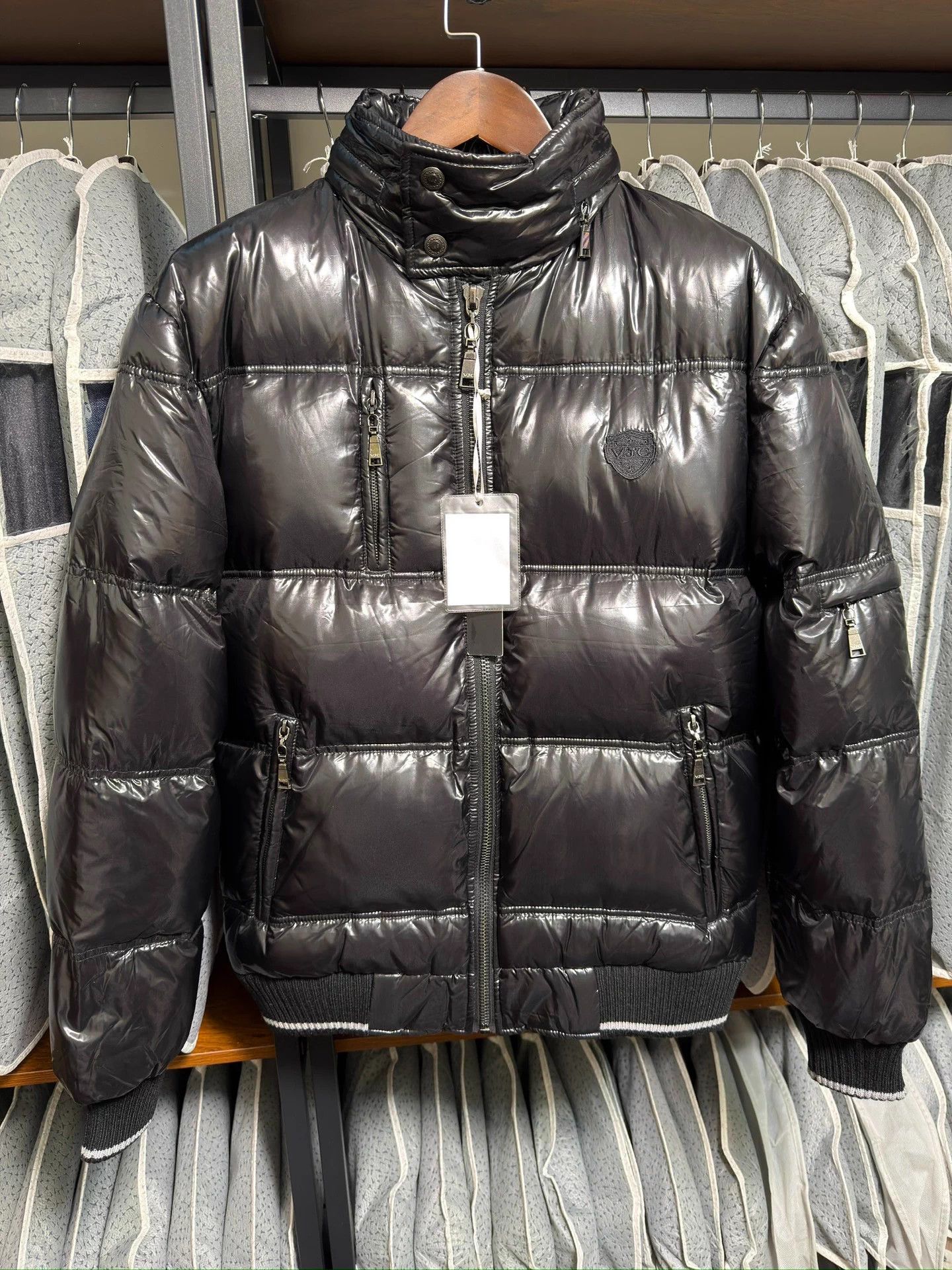 Versace Versace VJC Oversized Metallic Down Puffer Jacket L Size US L / EU 52-54 / 3 - 1 Thumbnail