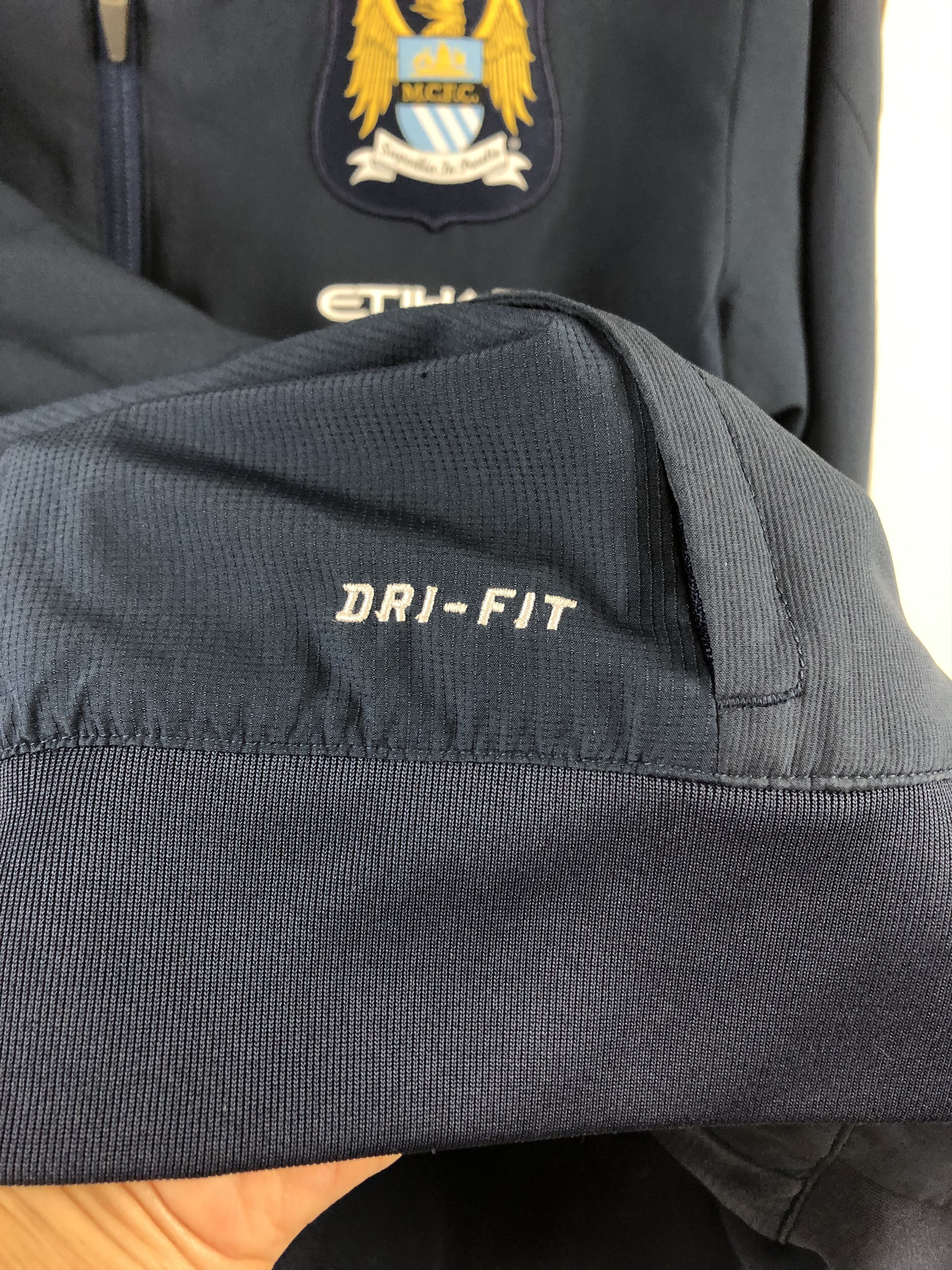 Nike Manchester City Football Jacket Soccer Zip Mens Track Top Size US M / EU 48-50 / 2 - 7 Thumbnail
