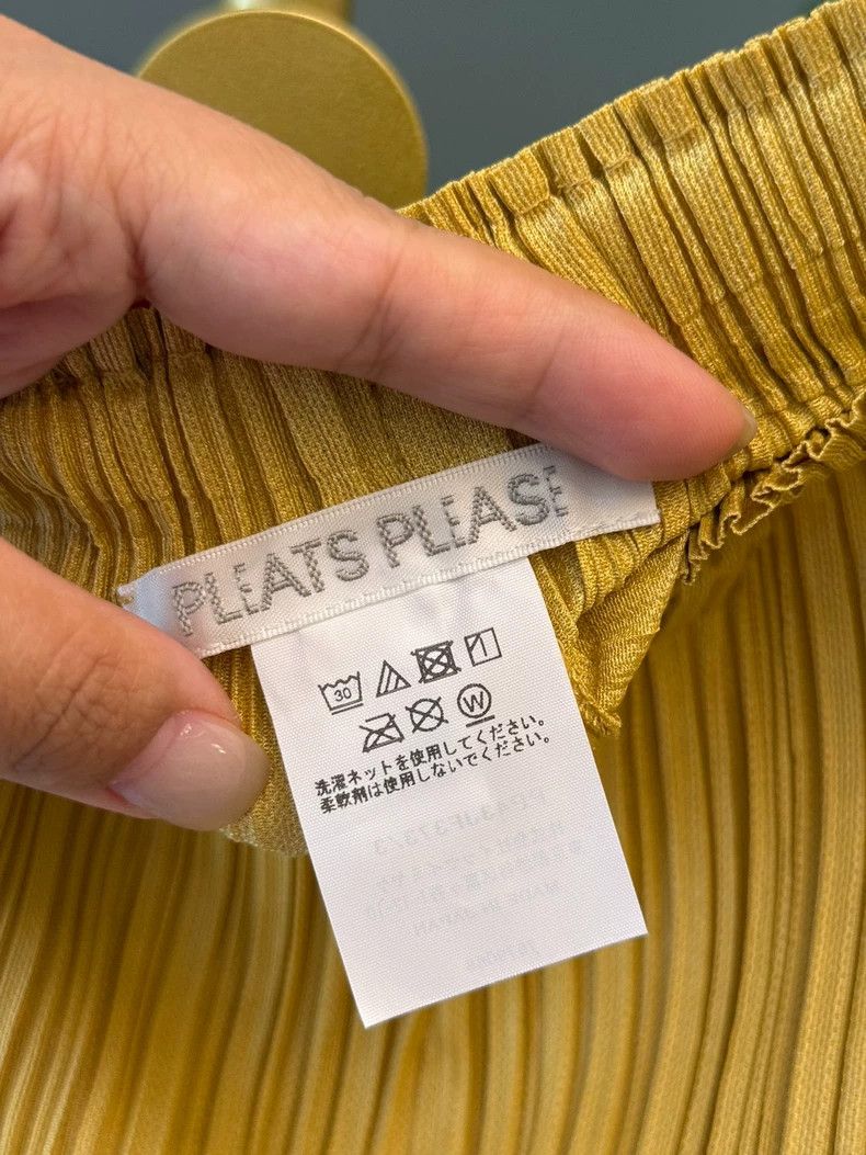 Other Issey Miyake/三宅一生 size:3 Yellow pleated pants Size 42" / US 20 - 4 Thumbnail