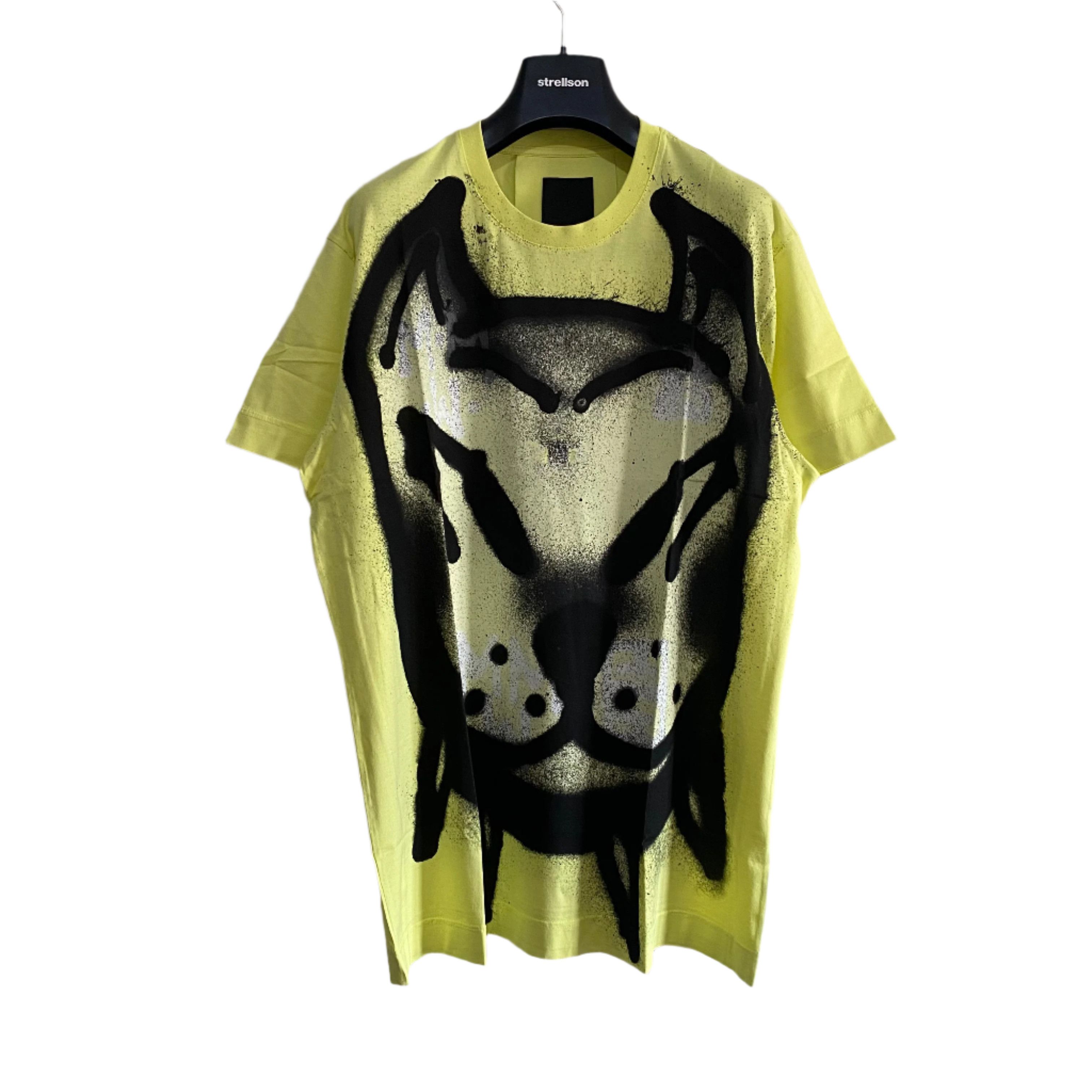 x Chito Yellow Graffiti Dog Oversized T-Shirt