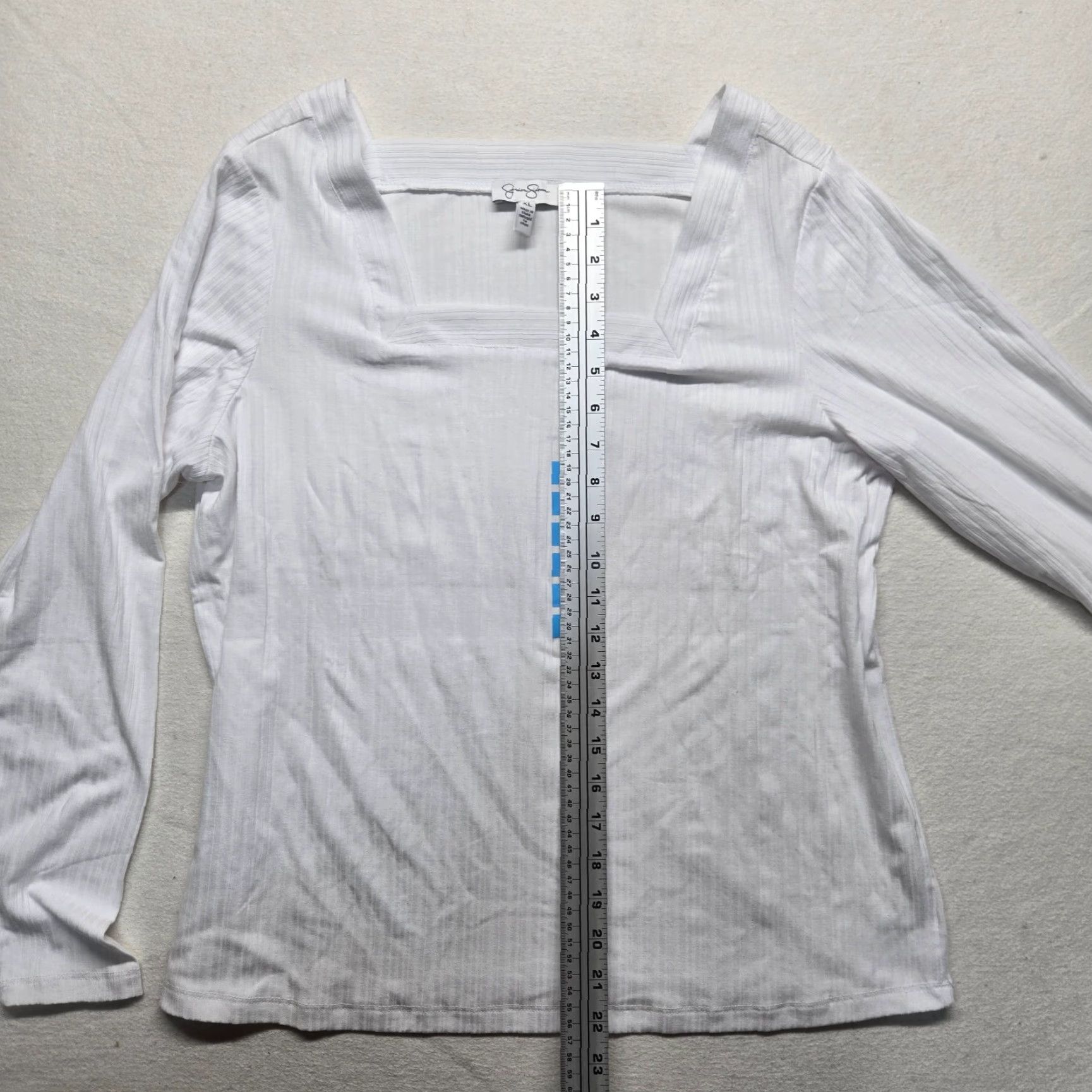 Jessica Simpson Jessica Simpson Shirt Adult XL White Sweetheart Neckline Womens Size XL / US 12-14 / IT 48-50 - 6 Thumbnail
