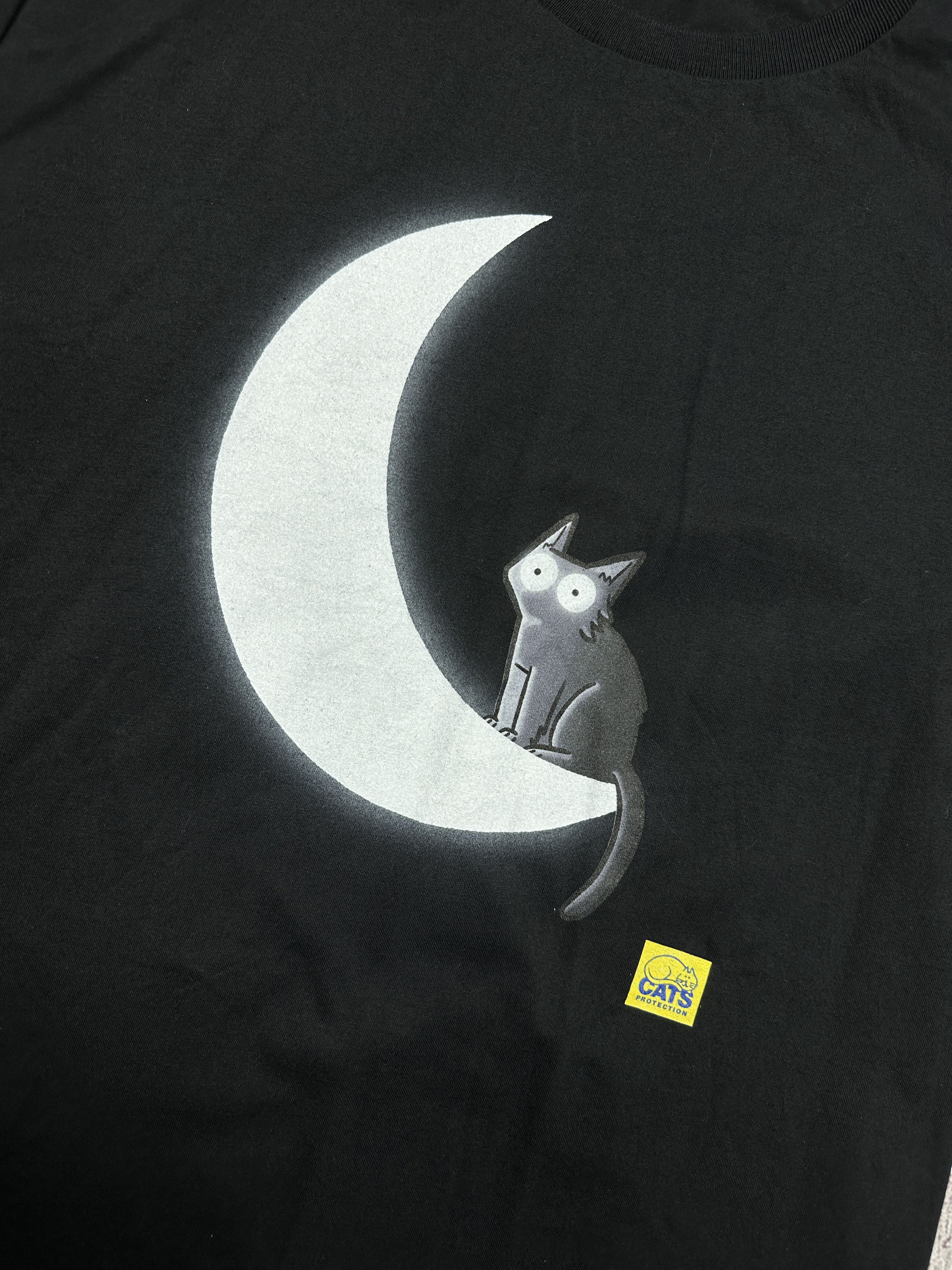 Japanese Brand RNA1 Cats Mens Crew Neck T-Shirt Size US XL / EU 56 / 4 - 3 Thumbnail
