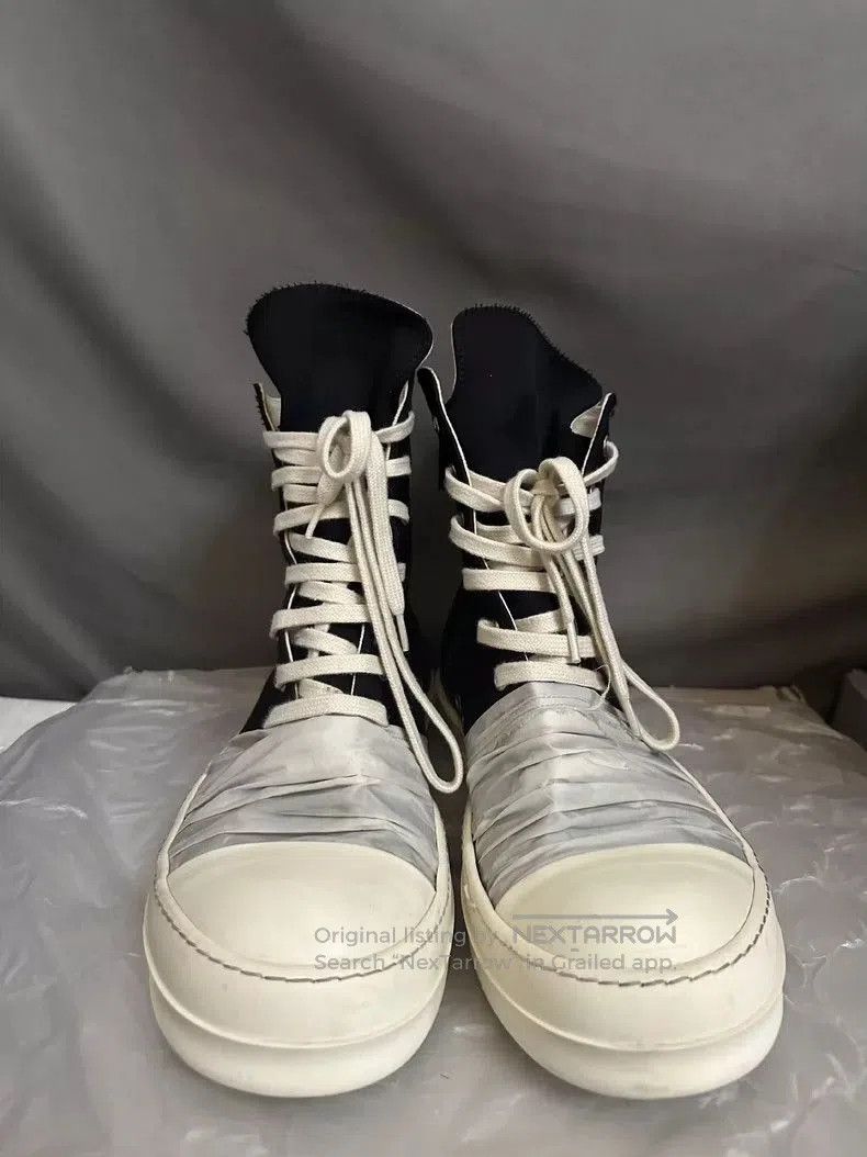 Rick Owens Rick Owens White Strap Converse High Tops. Size US 8 / EU 41 - 2 Thumbnail