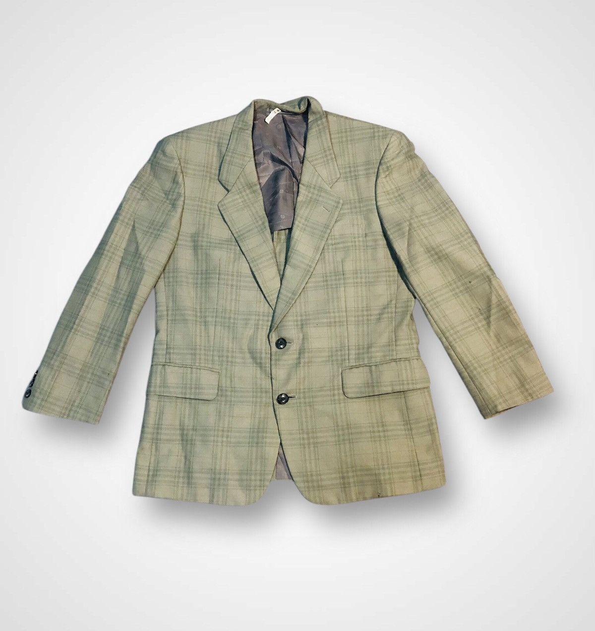 Japanese Brand Zenon weiss Coat Buttoned (23) Size US M / EU 48-50 / 2 - 1 Thumbnail