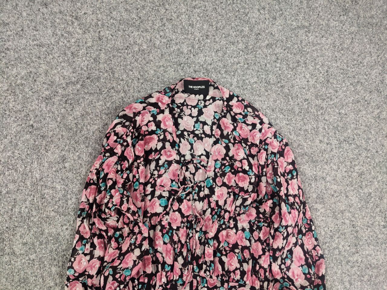 The Kooples The Kooples Cherry Blossom Blend Mini Dress Candy Flowers Size M / US 6-8 / IT 42-44 - 5 Thumbnail