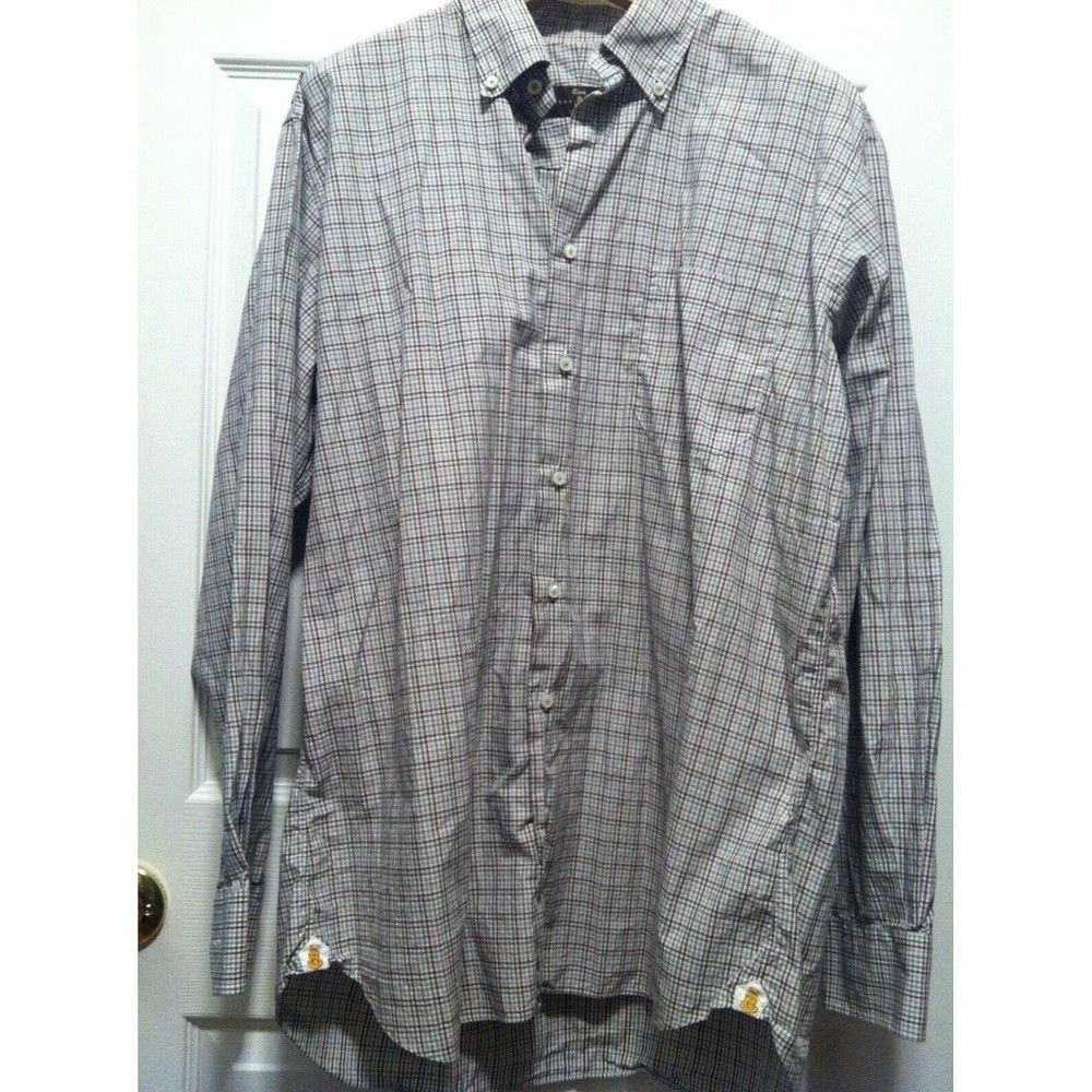 Robert Talbott ROBERT TALBOTT MEN'S 100%COTTON CASUAL SHIRT SIZE:L Size US L / EU 52-54 / 3 - 2 Thumbnail