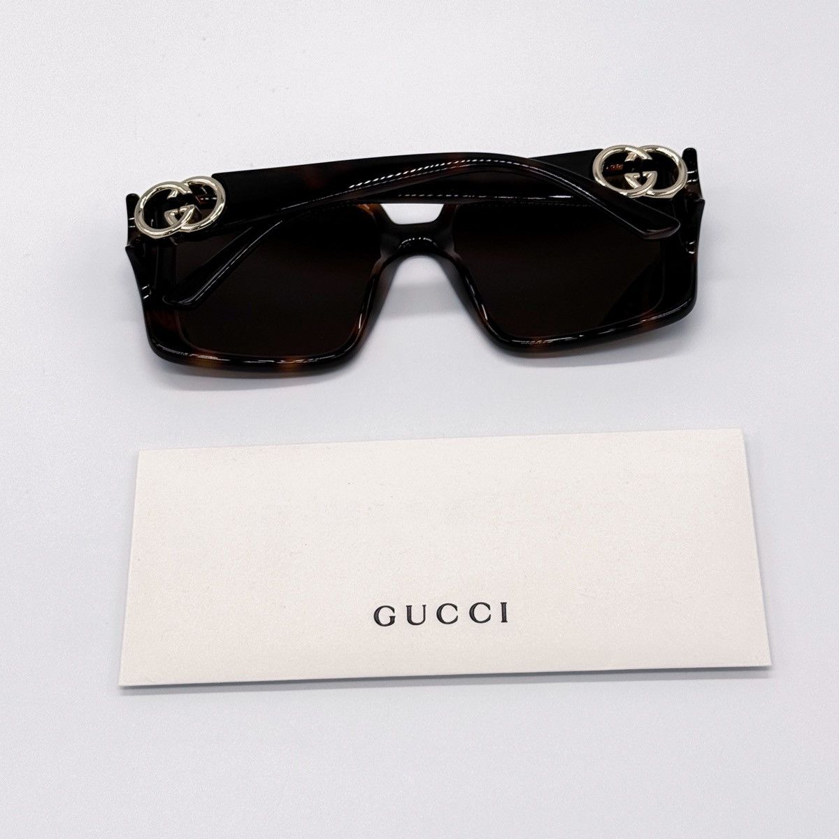 Gucci NEW GUCCI GG1692S 002 SQUARE HAVANA BROWN WOMEN SUNGLASSES Size ONE SIZE - 11 Thumbnail