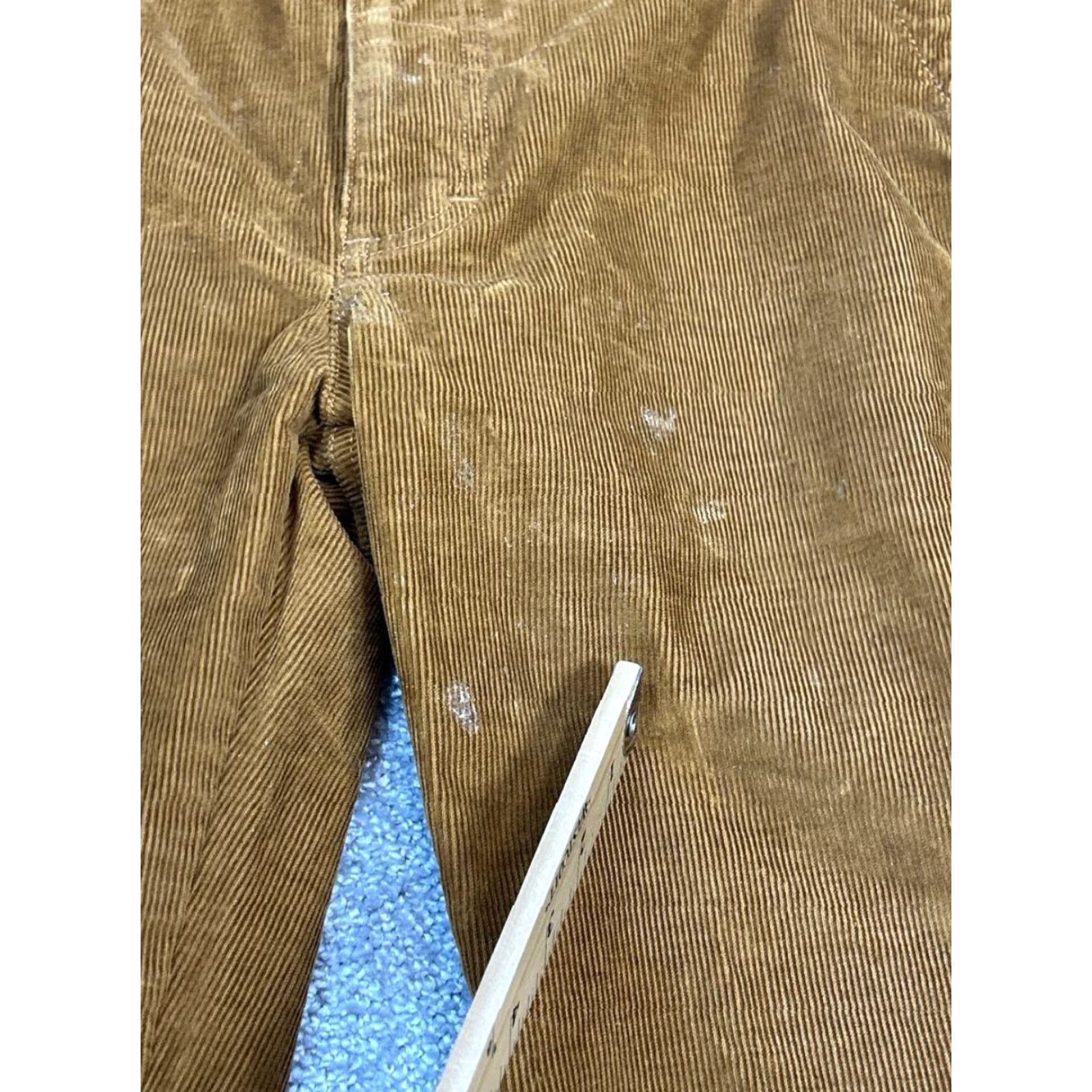Vintage L.L.Bean Pants Mens Medium Beanflex Corduroy Brown Regular Fit Straight Leg Dress Pants 90s Nature Preppy Mens Size US 31 - 2 Thumbnail
