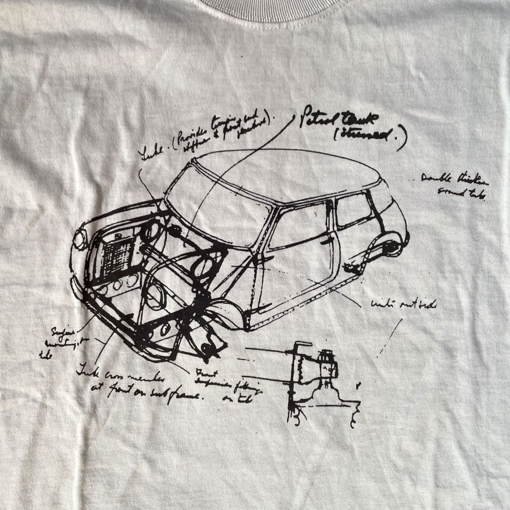 Fruit Of The Loom VINTAGE Fruit Of The Loom Men’s XL Beige T Shirt MINI Of The Rockies Graphic Tee Size US XL / EU 56 / 4 - 3 Thumbnail