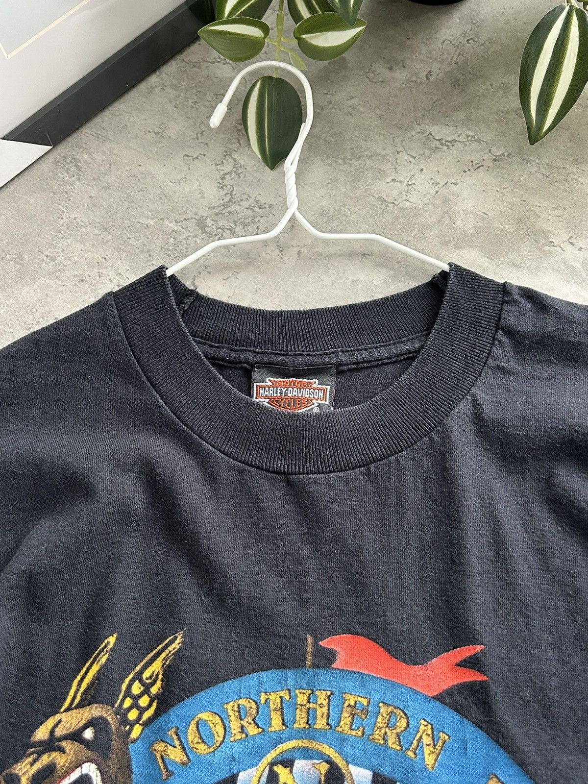 Harley Davidson × Vintage Vintage 1997 HARLEY DAVIDSON Northern European Rally t-shirt Size US M / EU 48-50 / 2 - 5 Thumbnail