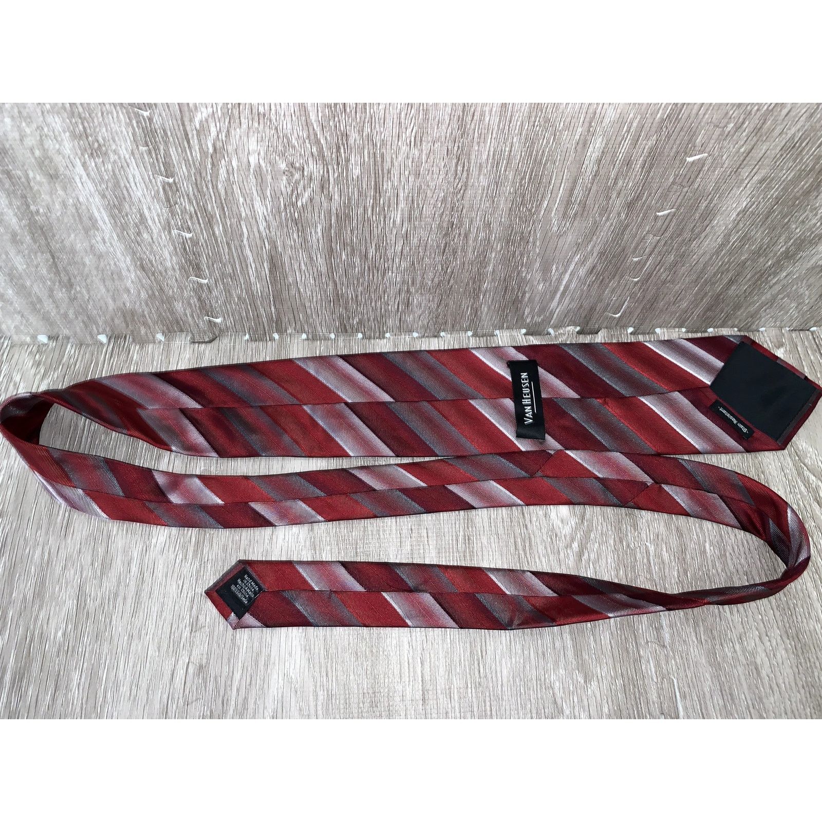 Van Heusen Van Heusen Men's Silk Ties Set of 3 Geometric Designer Size ONE SIZE - 9 Thumbnail