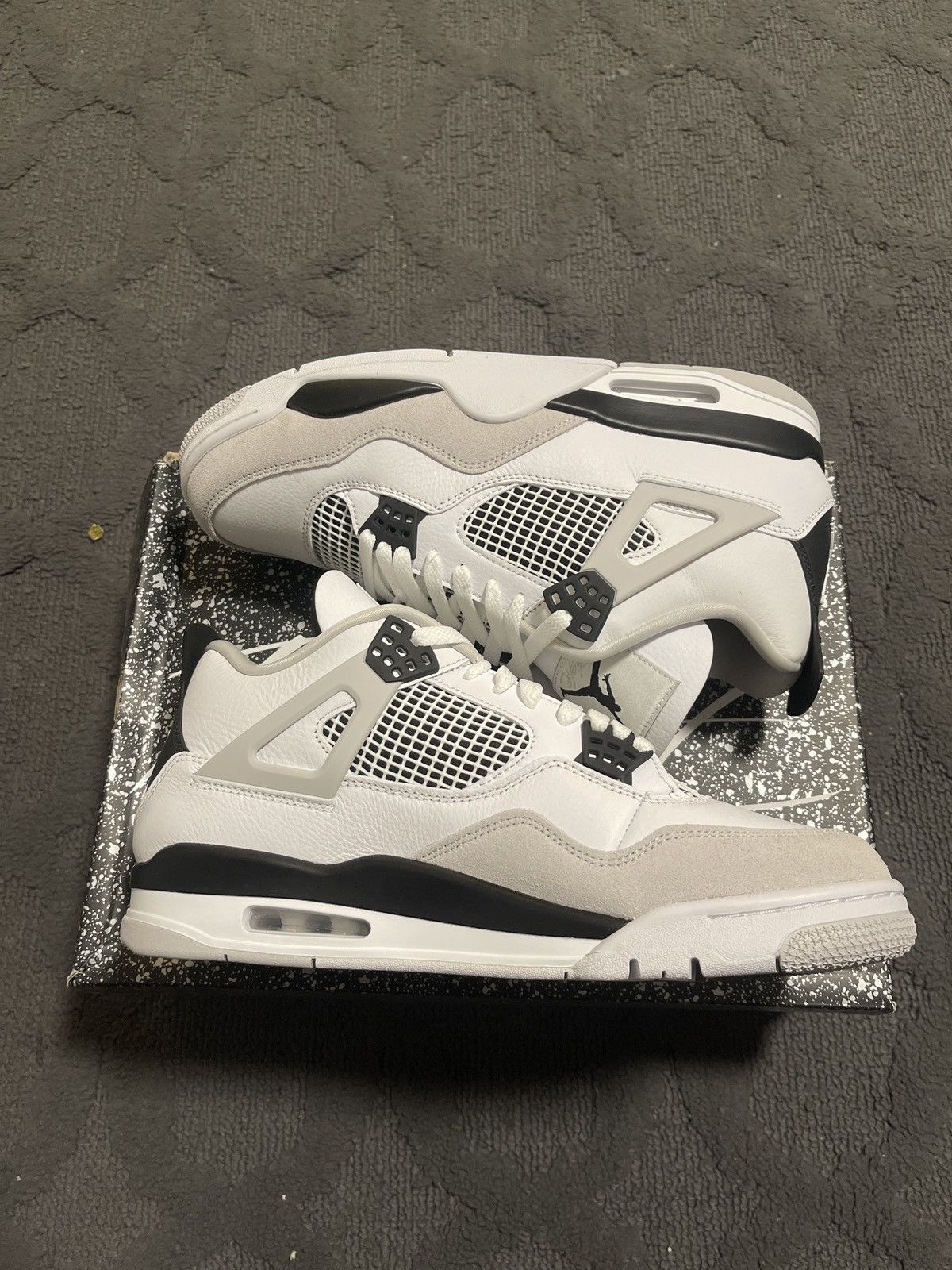 Nike Size 11.5 - Jordan 4 Retro Mid Military Black Size US 11.5 / EU 44-45 - 2 Thumbnail