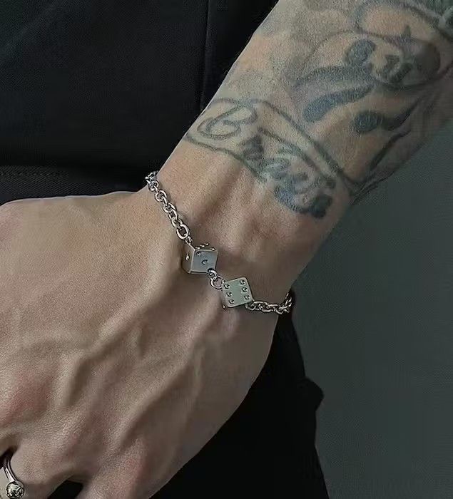 Jewelry × Vintage Retro dice bracelet Size ONE SIZE - 1 Thumbnail