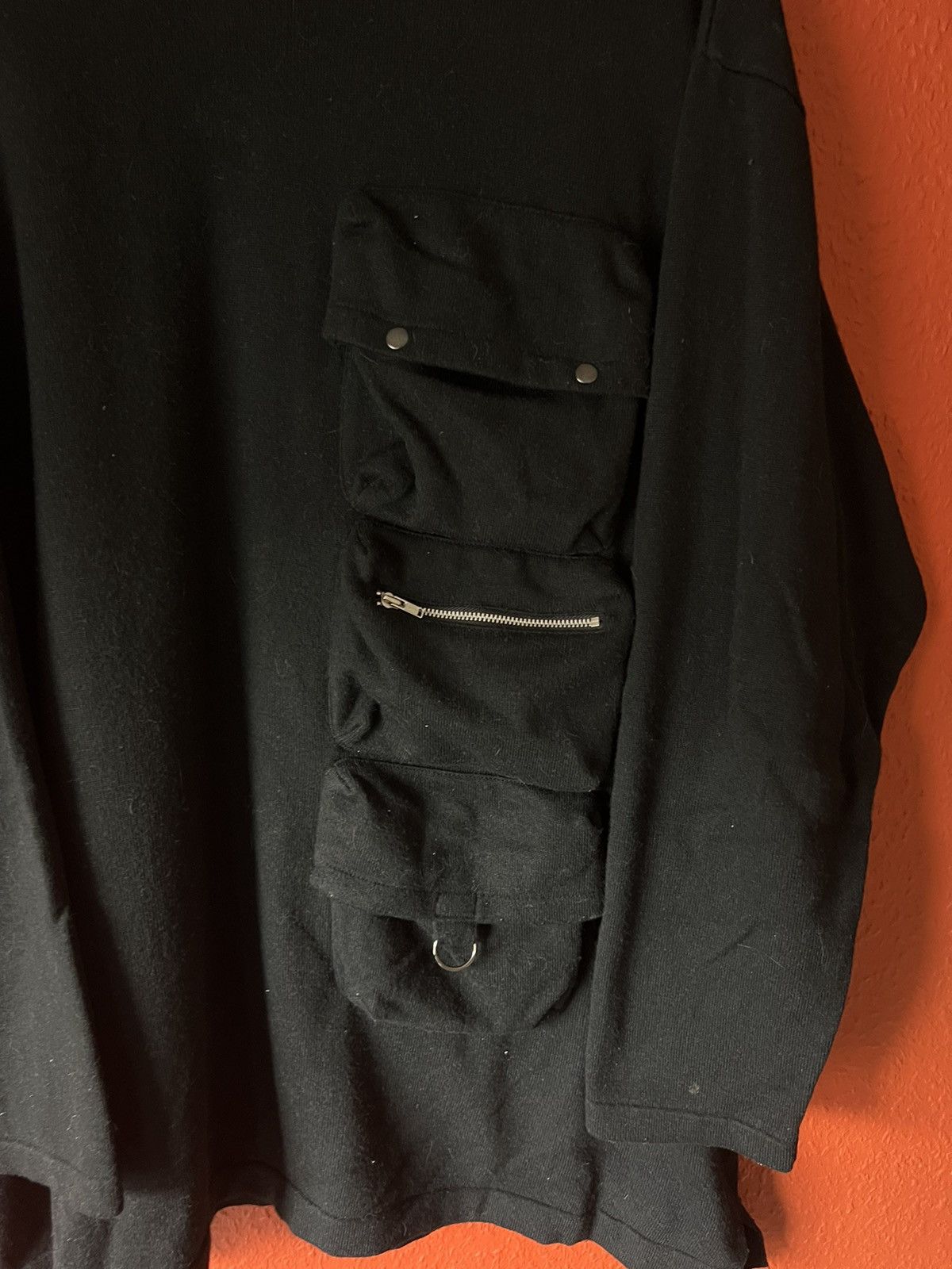 Yohji Yamamoto Yohji Yamamoto Multi Pocket Turtleneck Sweater Size US XL / EU 56 / 4 - 6 Thumbnail