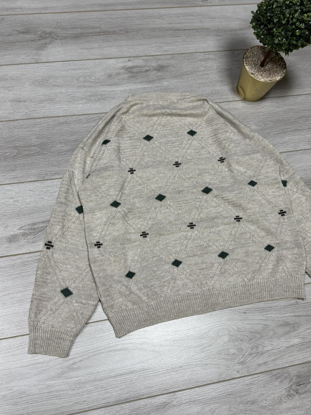 Comme des Garcons SHIRT Comme Des Garçons SHIRT patterns sweater wool Japan Size US XL / EU 56 / 4 - 1 Thumbnail