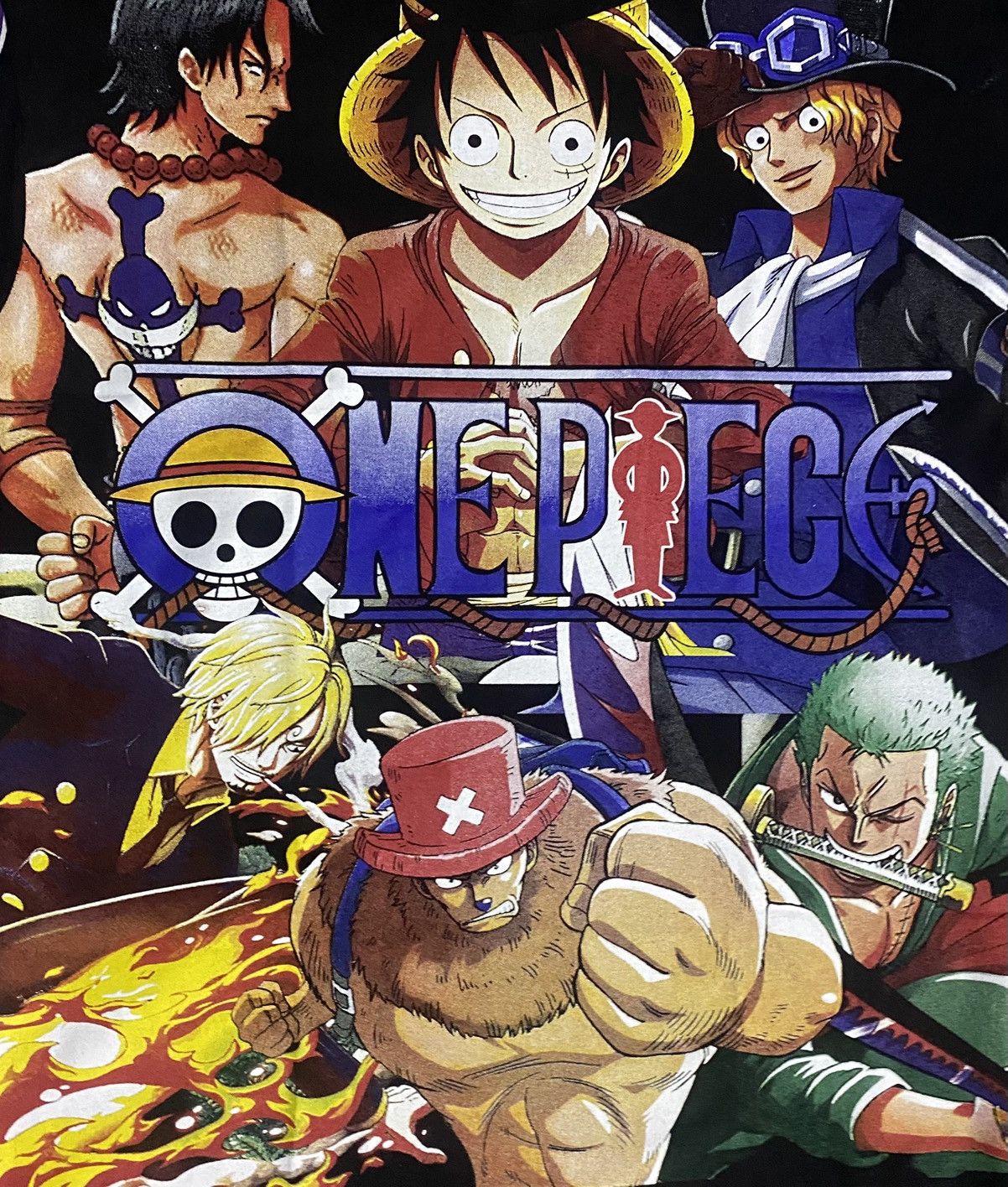 One Piece one piece x luffy x sabo x ace x fullcrew strawhat x anime Size US L / EU 52-54 / 3 - 3 Thumbnail