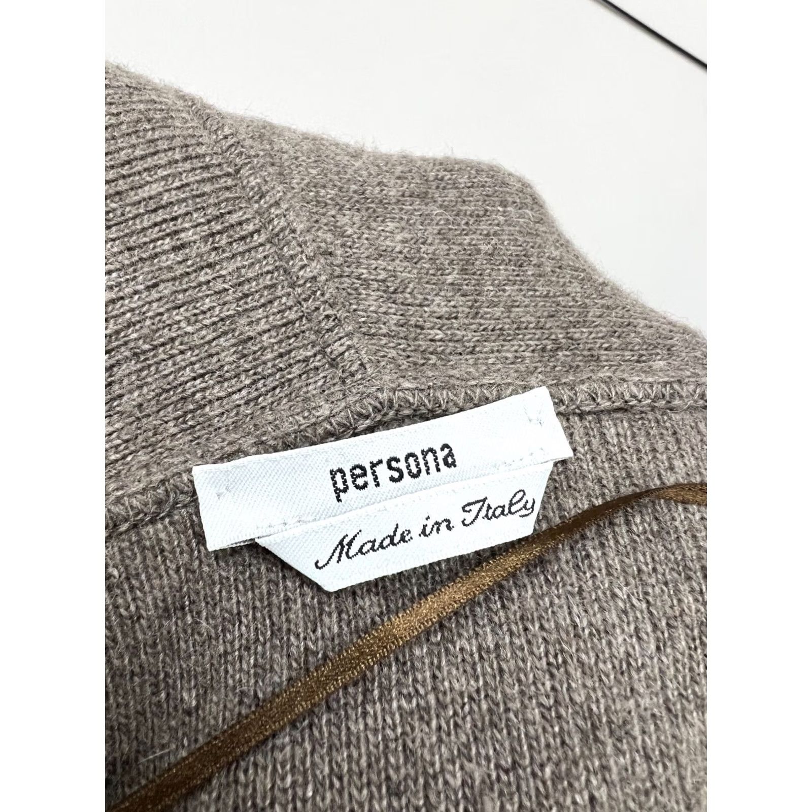 Marina Rinaldi Persona Wool Cashmere Angora Poncho Jacket S Womens Mokka brown Shirt Size S / US 4 / IT 40 - 4 Thumbnail