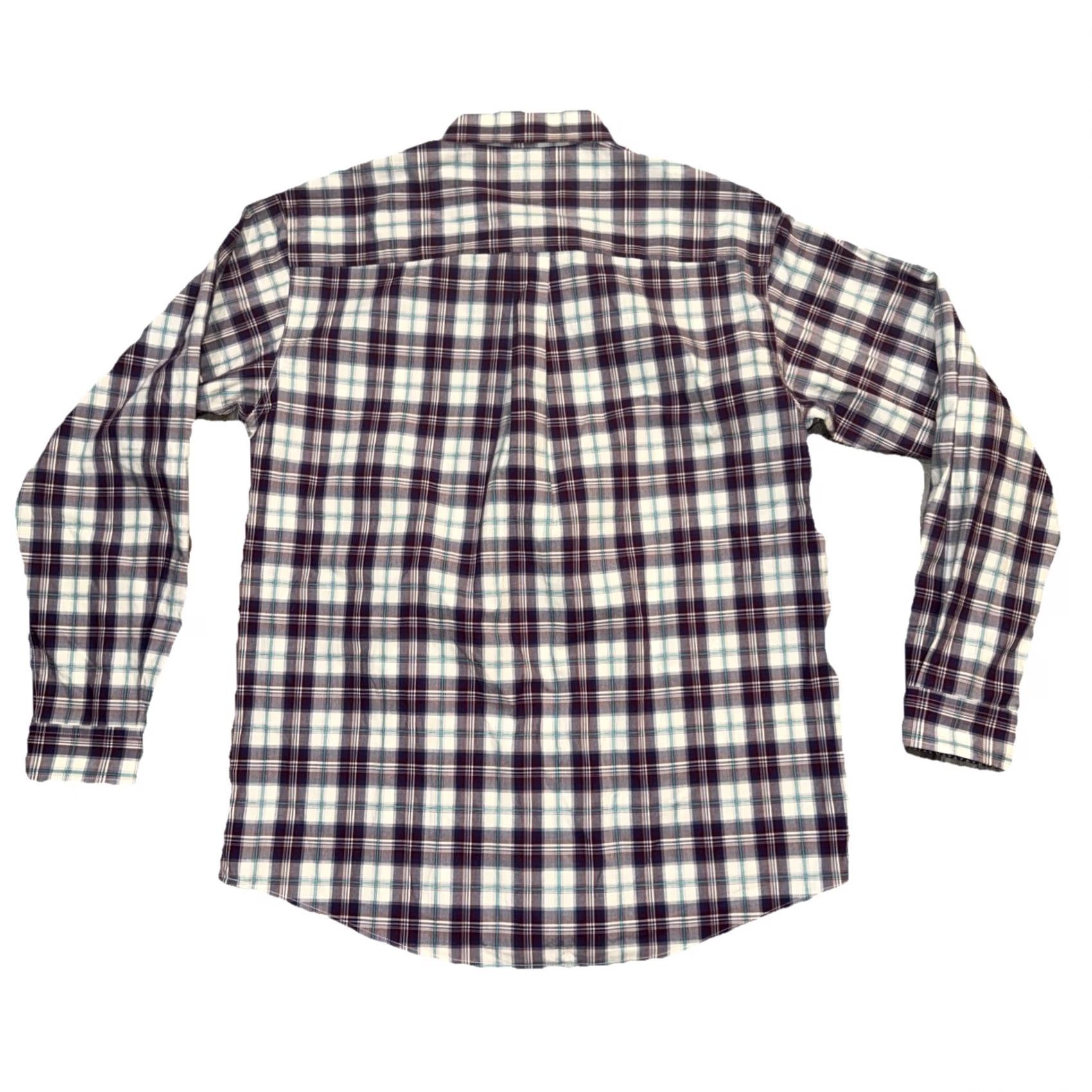 Vintage Cinch Shirt Men’s M Purple Cream Plaid Button-Up Long Sleeve Western Cowboy Size US M / EU 48-50 / 2 - 2 Thumbnail