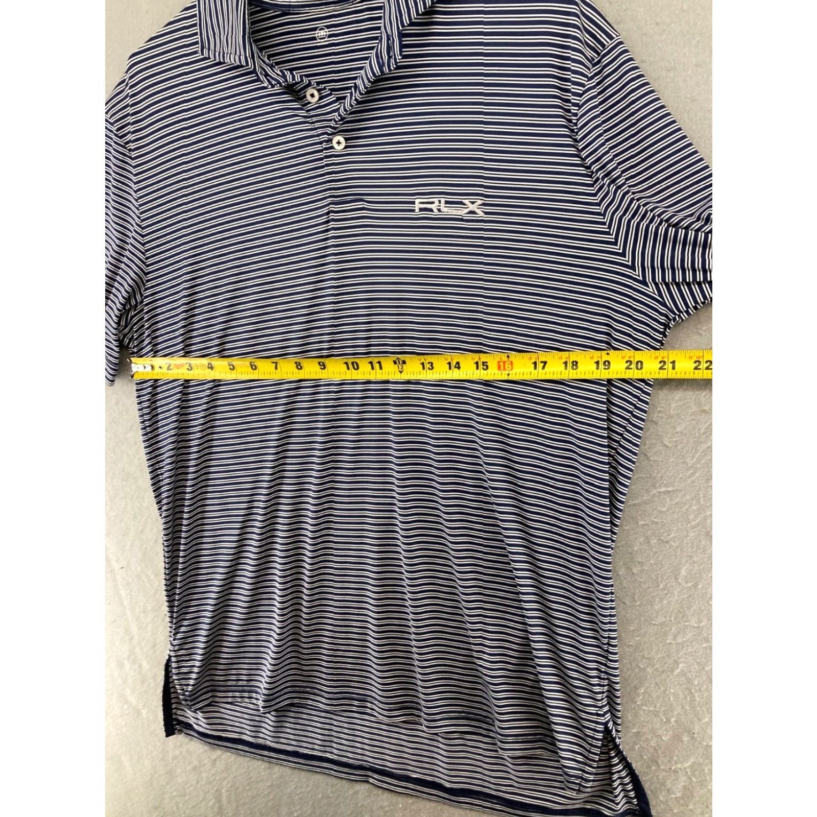 RLX Ralph Lauren Ralph Lauren RLX Polo Shirt Mens Large Black Stripe Golf Stretch Size US L / EU 52-54 / 3 - 2 Thumbnail