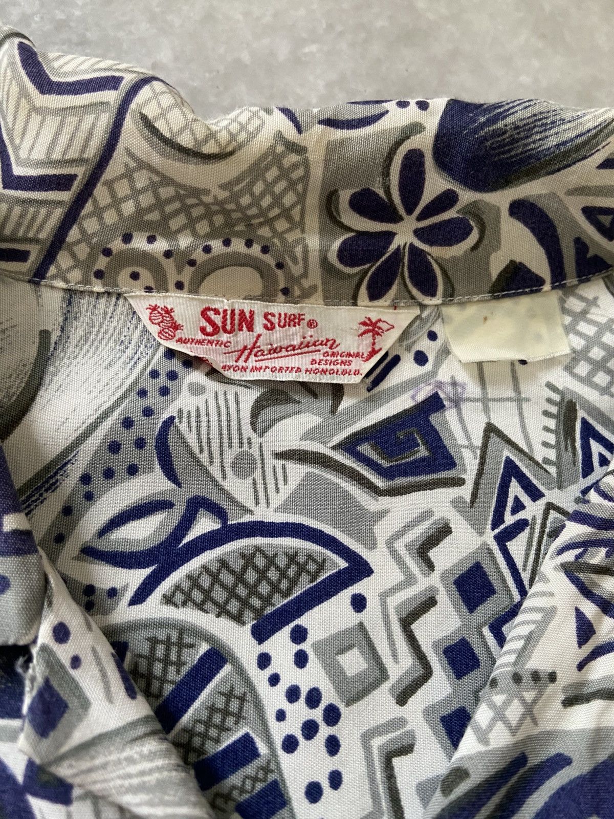 Sugar Cane Vintage Sun Surf Japan Long Sleeve Rayon Hawaiian Shirt Size US L / EU 52-54 / 3 - 6 Thumbnail
