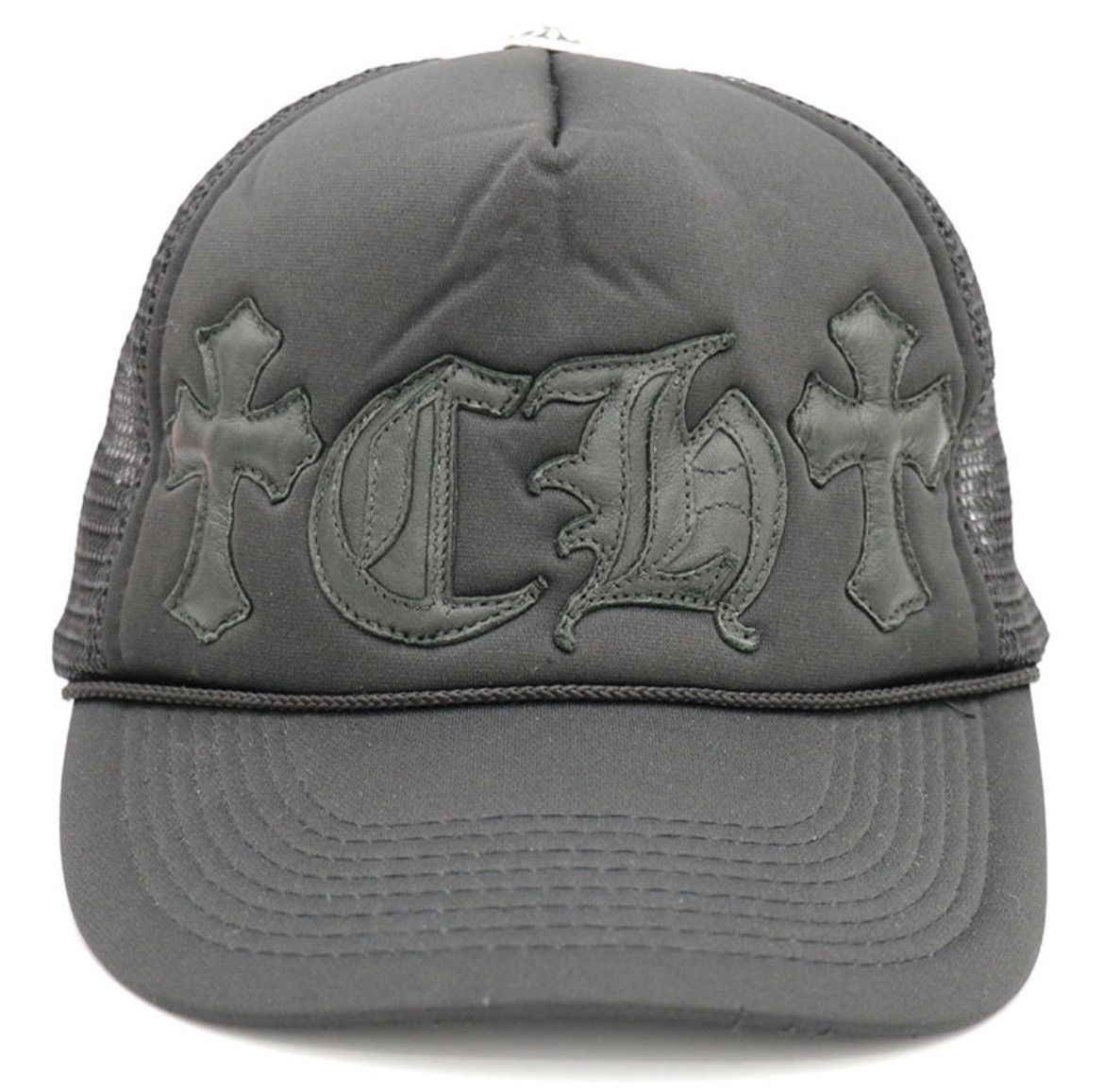 Chrome Hearts CH Cross Leather Patch Hat