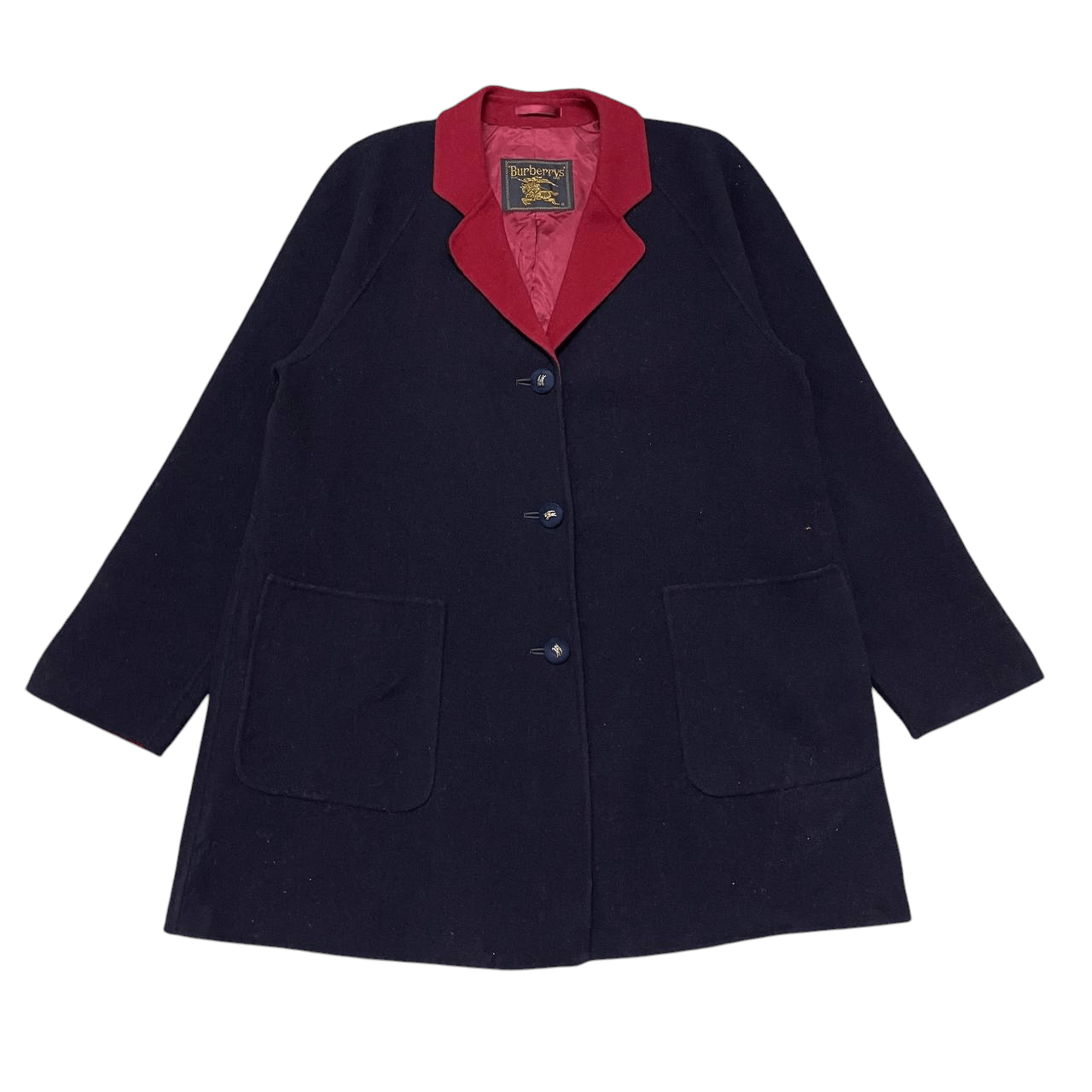 Burberry Vintage Burberry Wool Overcoat Size M / US 6-8 / IT 42-44 - 1 Thumbnail