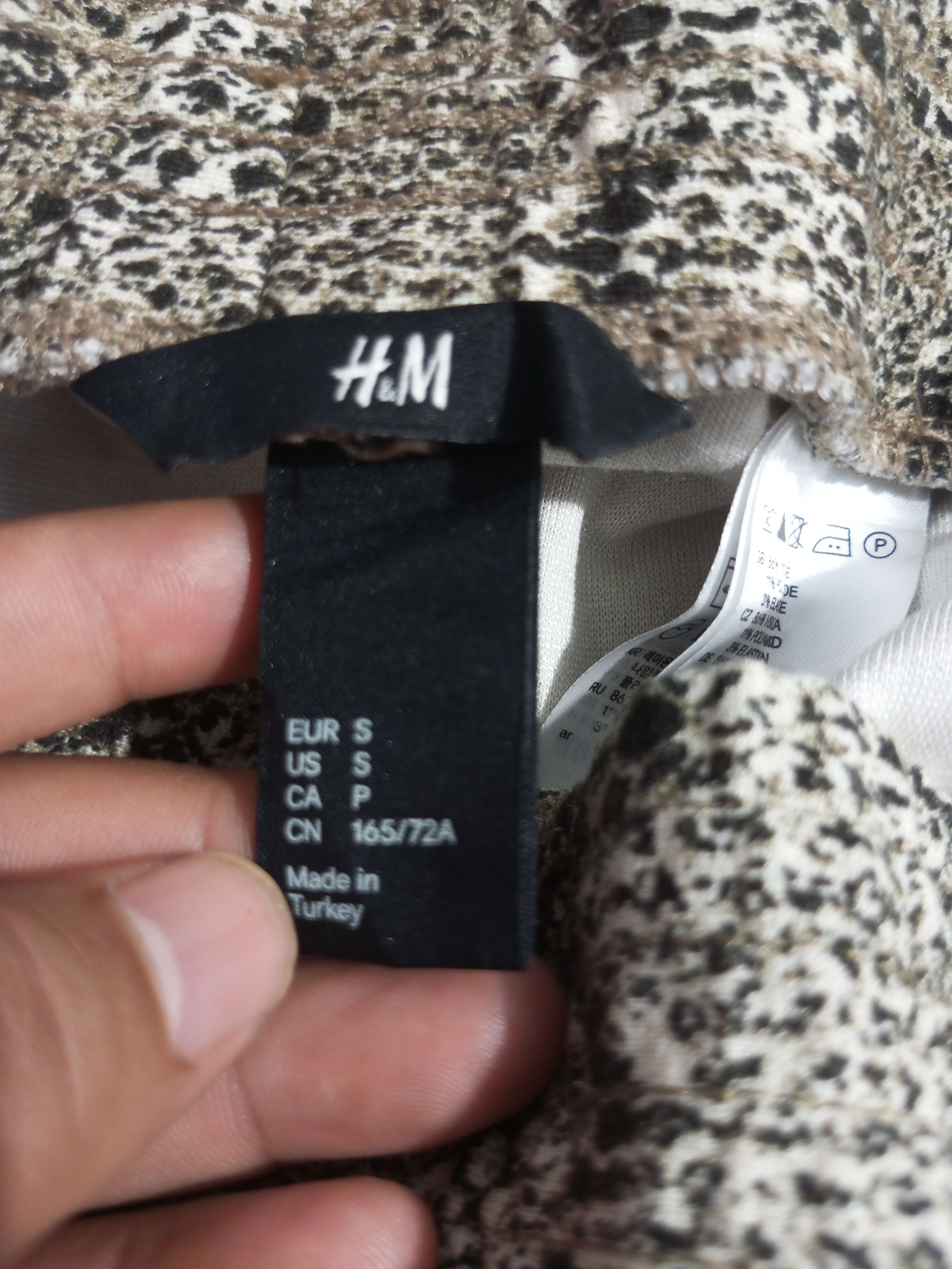 H&M Vintage H&M snake skin print legging stretch Size 29" - 9 Thumbnail