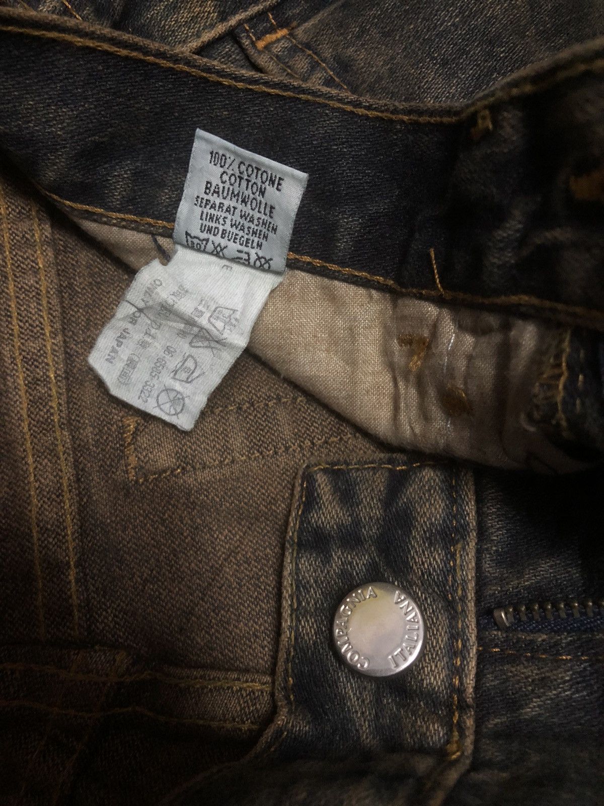 If Six Was Nine × Vintage VINTAGE COMPAGNIA ITALIAN JEANS Size 28" / US 6 / IT 42 - 22 Thumbnail