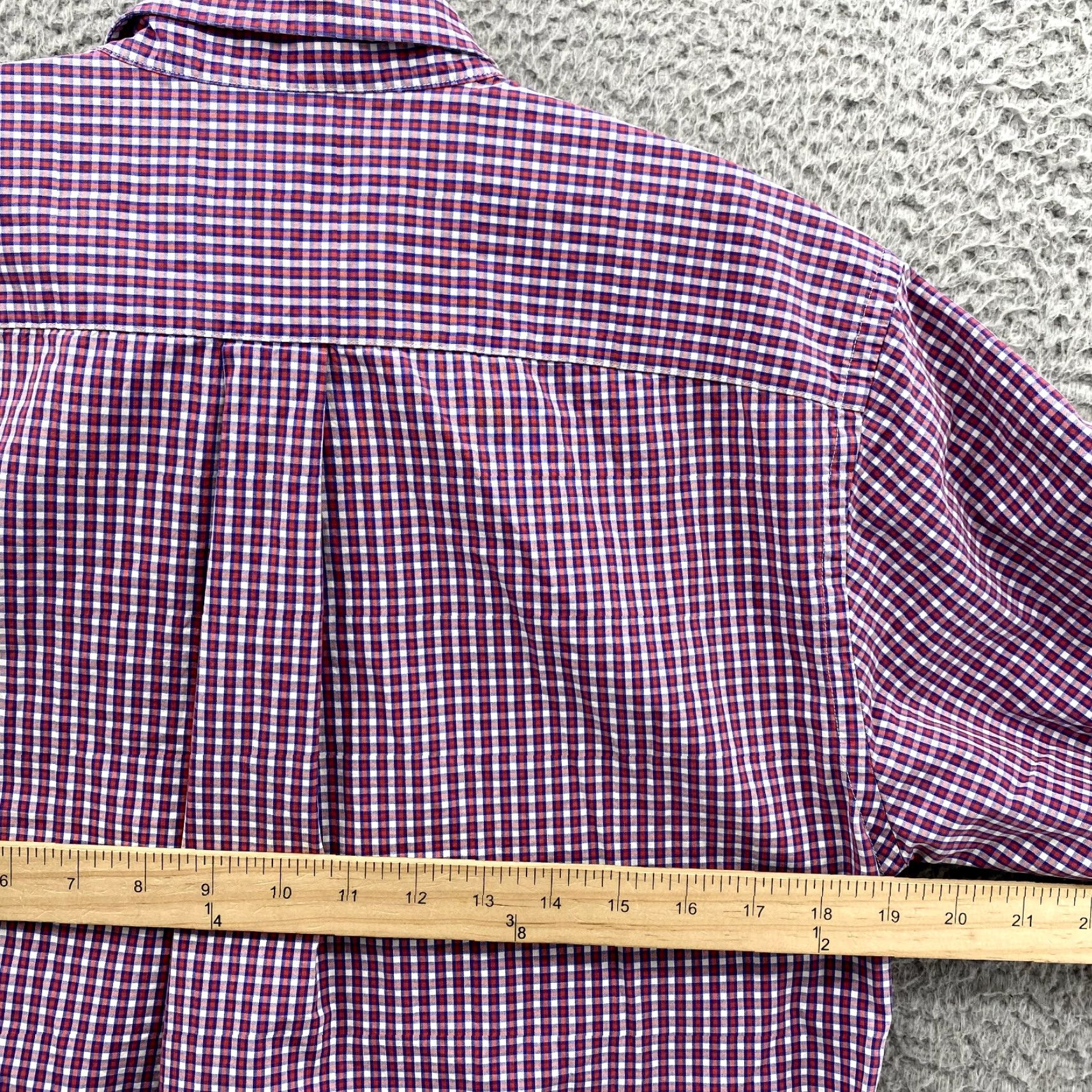 Vineyard Vines Vineyard Vines Shirt Men Small Red Plaid Classic Tucker Cotton Button Down Preppy Size US S / EU 44-46 / 1 - 7 Thumbnail