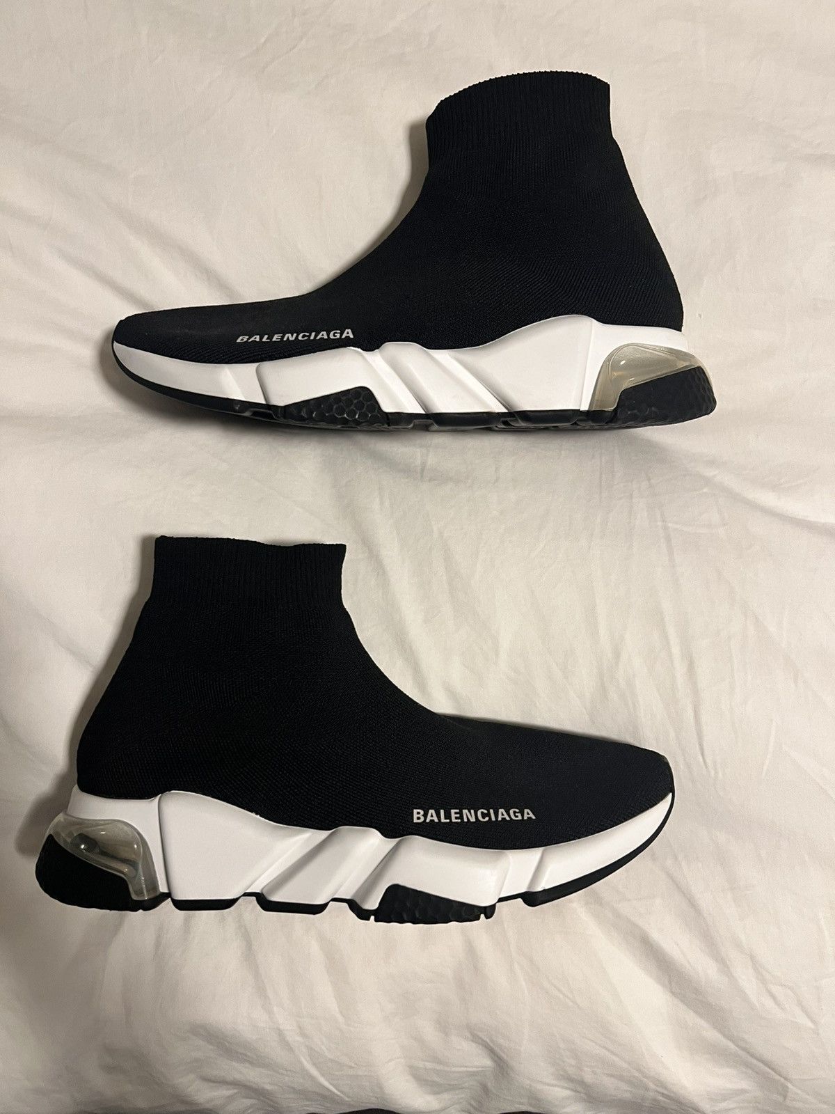 Balenciaga Balenciaga Black Speed Trainer Clear Sole Size 39EU Size US 6.5 / EU 39-40 - 1 Thumbnail