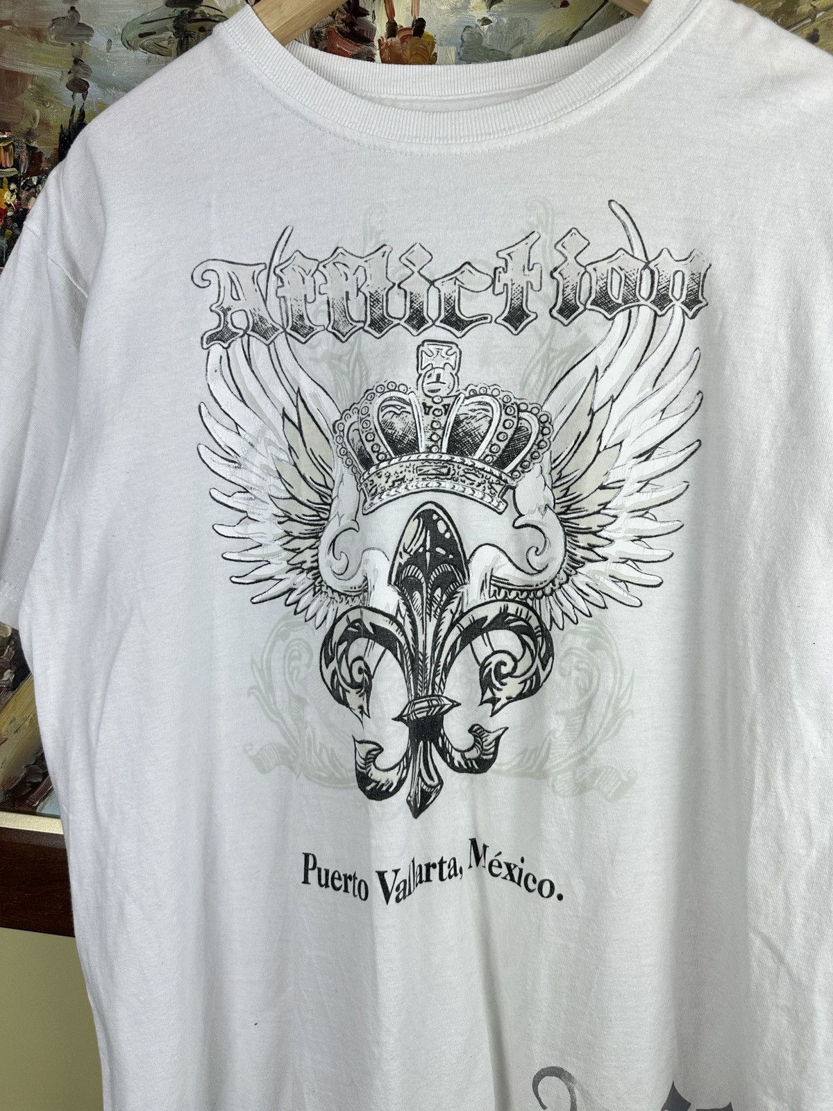 Affliction Vintage y2k 2000s Affliction tribal tattoo tee t-shirt Size US L / EU 52-54 / 3 - 4 Thumbnail