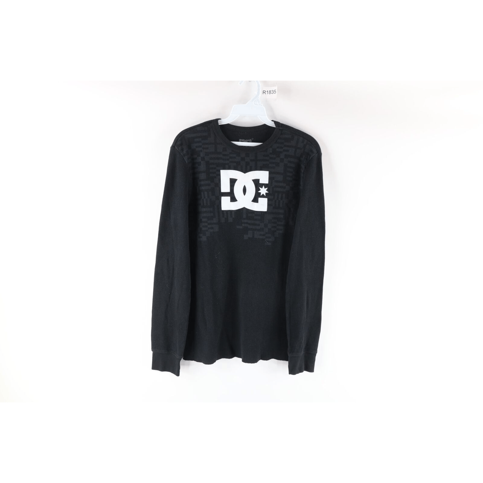 DC × Vintage Vintage DC Shoes Skateboarding Thermal Waffle Knit T-Shirt Size US M / EU 48-50 / 2 - 1 Thumbnail