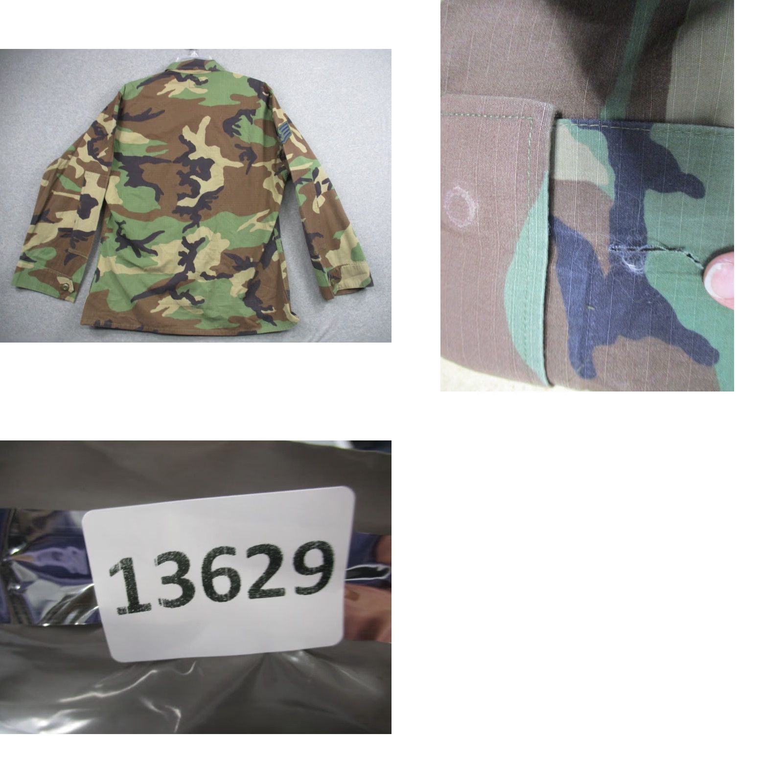 Vintage VINTAGE US Army Military Camo Hot Weather Coat Long Sleeve Medium Woodland Combat Coat Size US M / EU 48-50 / 2 - 8 Thumbnail