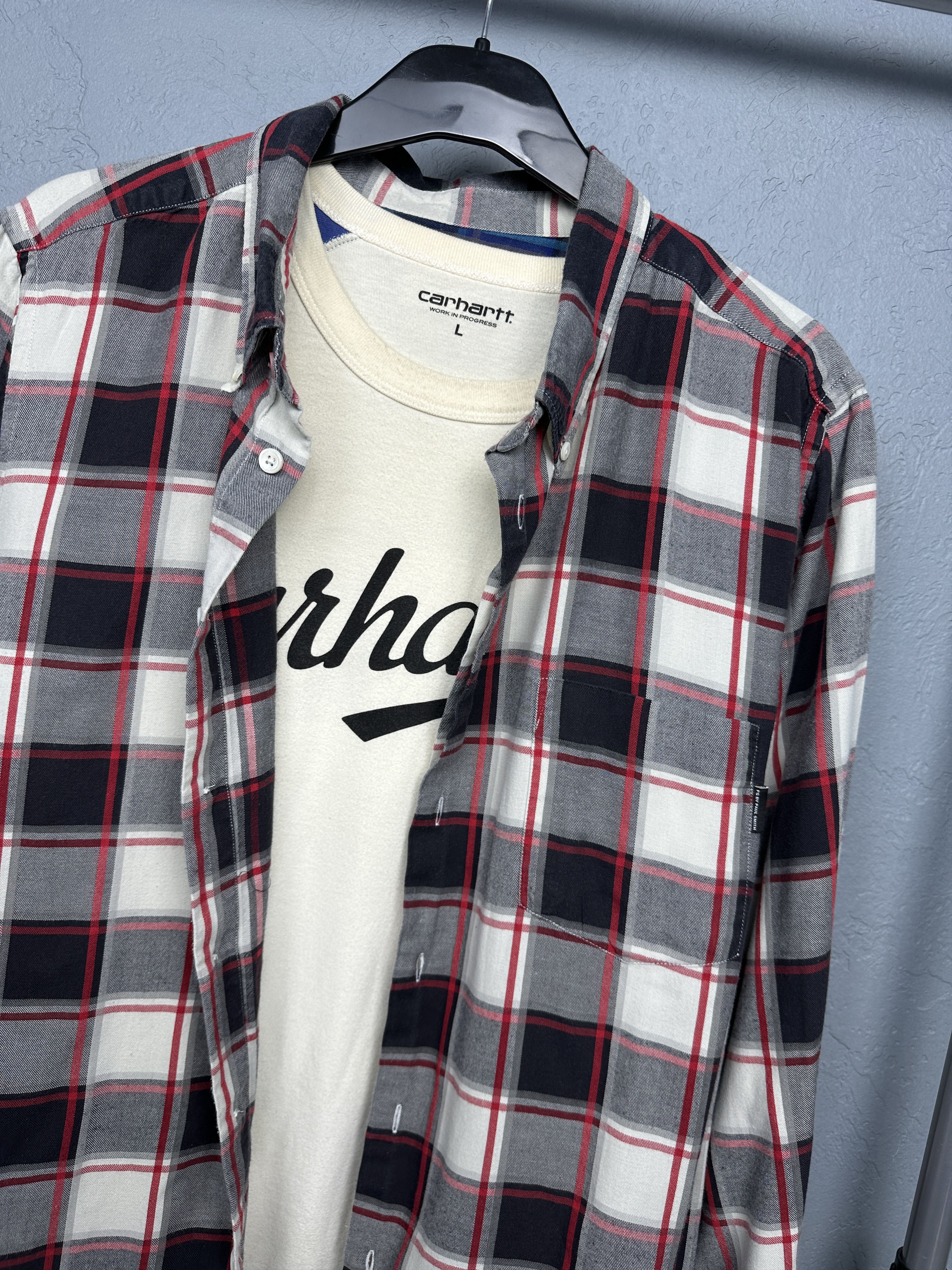 Paul Smith PS by Paul Smith Mens Flannel Long Sleeve Shirt Size US XXL / EU 58 / 5 - 2 Thumbnail
