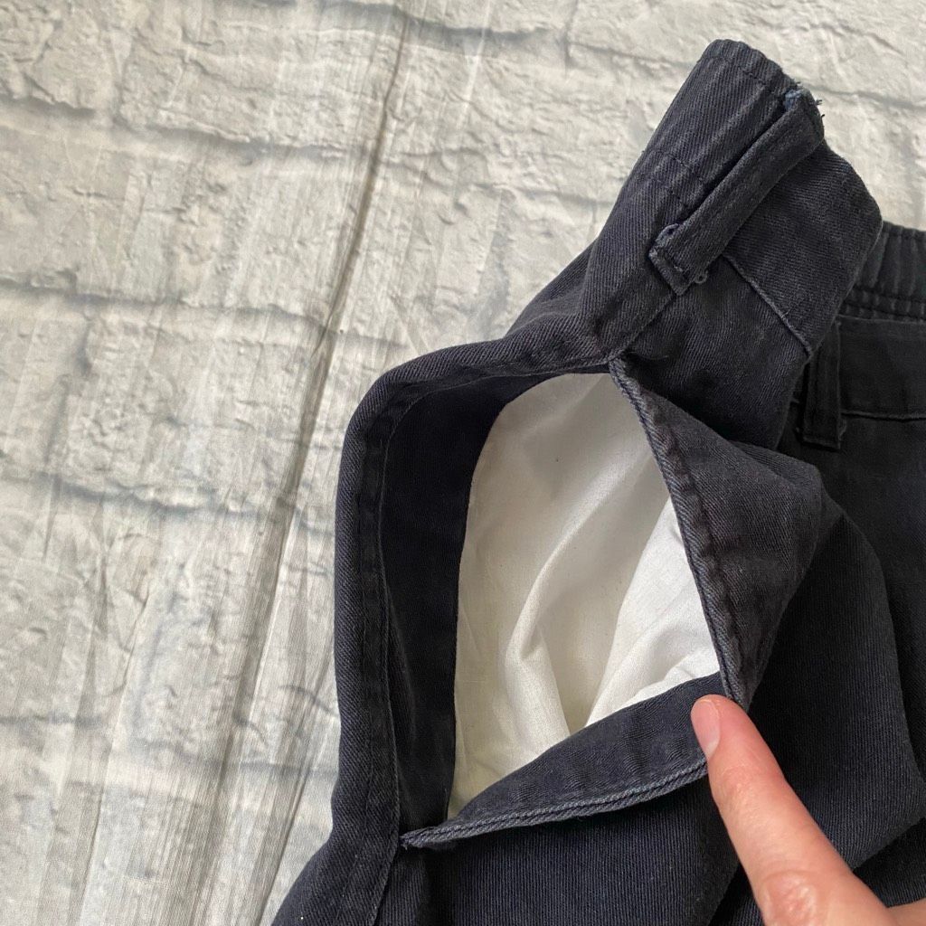 George George men 42x30 pull on chino pants w/front pockets black Size US 42 / EU 58 - 4 Thumbnail