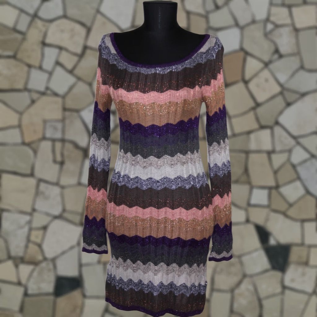 Missoni Missoni XS Womens A-Line Dress Midi Multicoloured Size XS Lindex Brand Missoni Dress Length Midi Colour Multicoloured Women XS Missoni Dress Size XS / US 0-2 / IT 36-38 - 1 Thumbnail