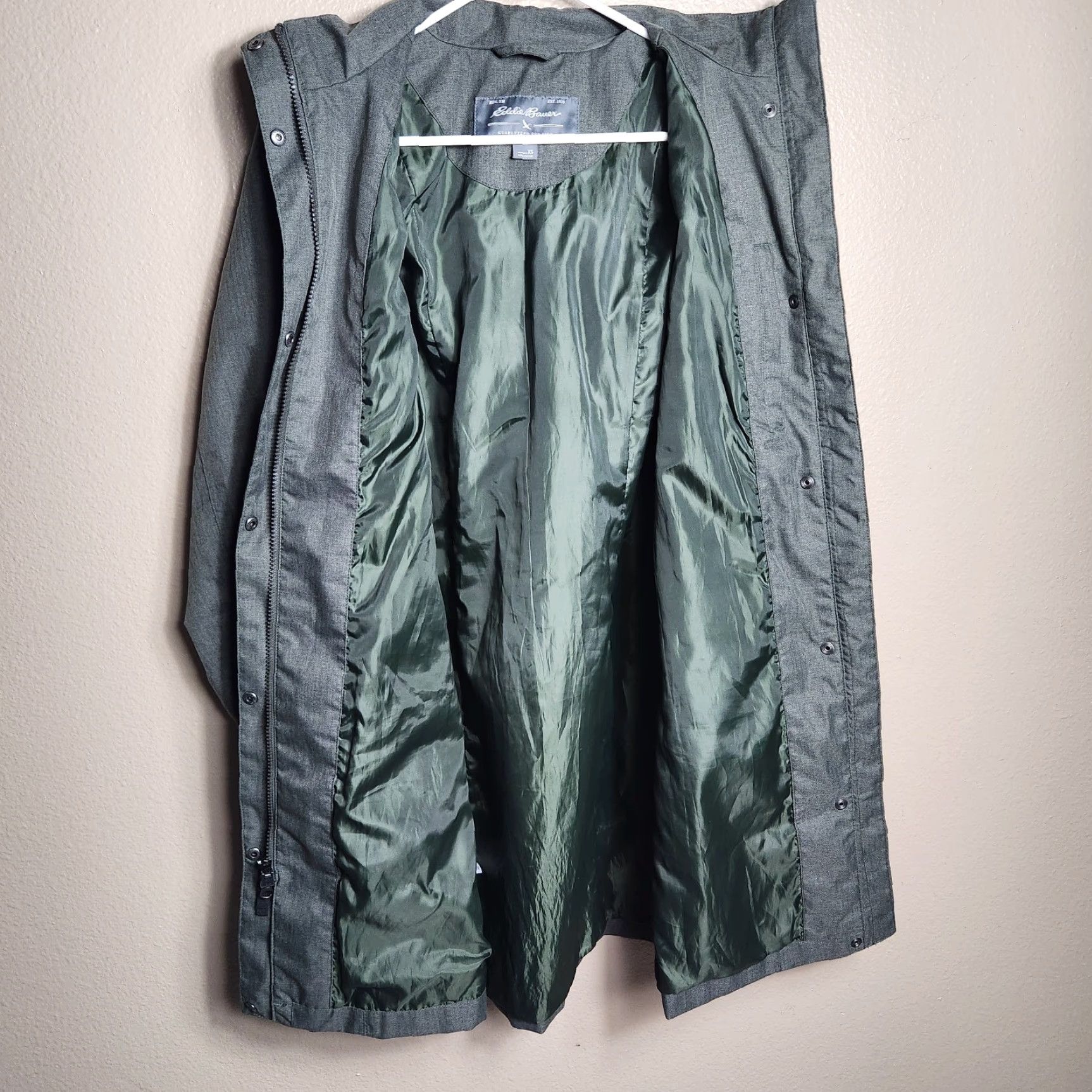 Eddie Bauer Eddie Bauer Womens Green Girl on the Go Waterproof Trench Coat XS Coat Womens Green Girl on the Go Waterproof Trench Coat SAXS? Size XS / US 0-2 / IT 36-38 - 6 Thumbnail