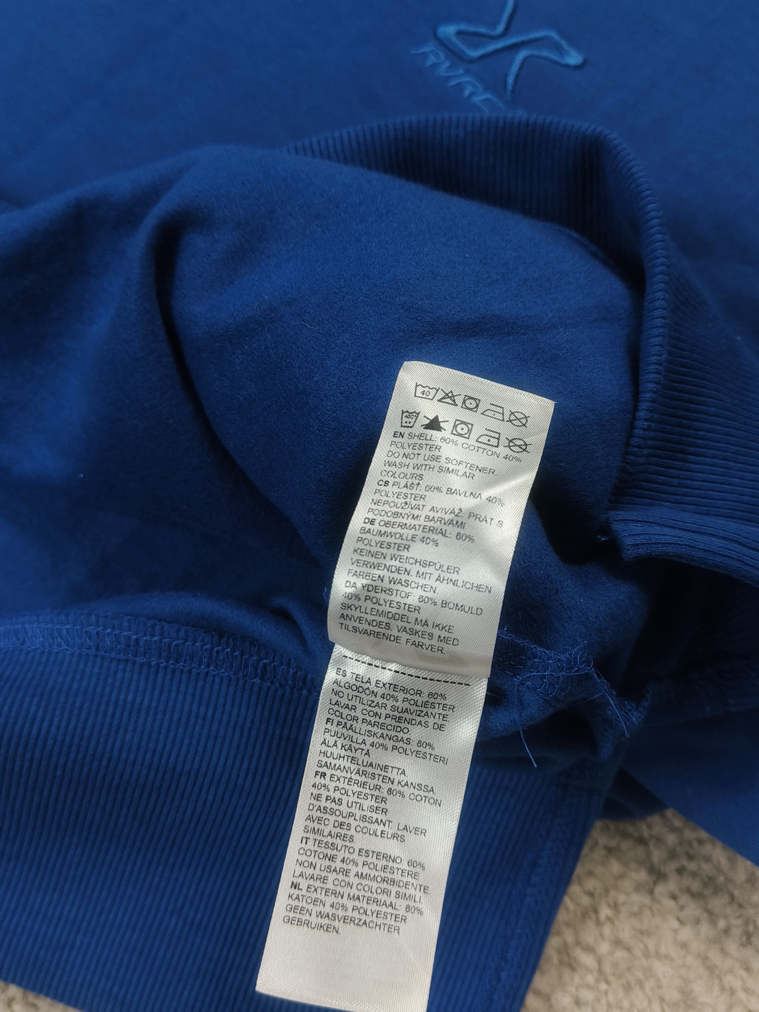 Other RevolutionRace Blue Cropped Outdoor Women's Casual Crewneck Size L / US 10 / IT 46 - 4 Thumbnail